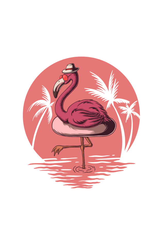 Flamingo Oversized T-Shirt