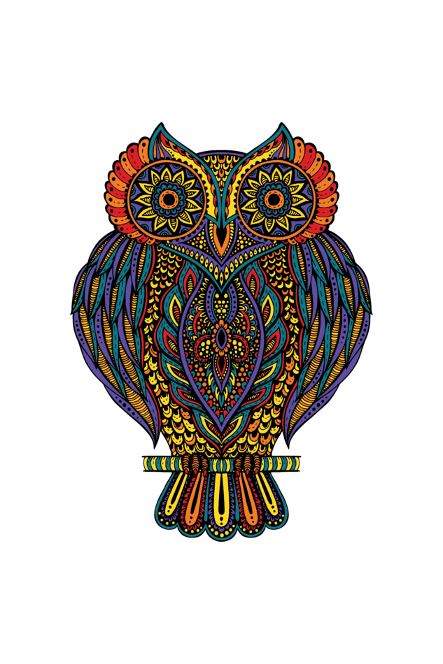 Abstract Owl T-Shirt
