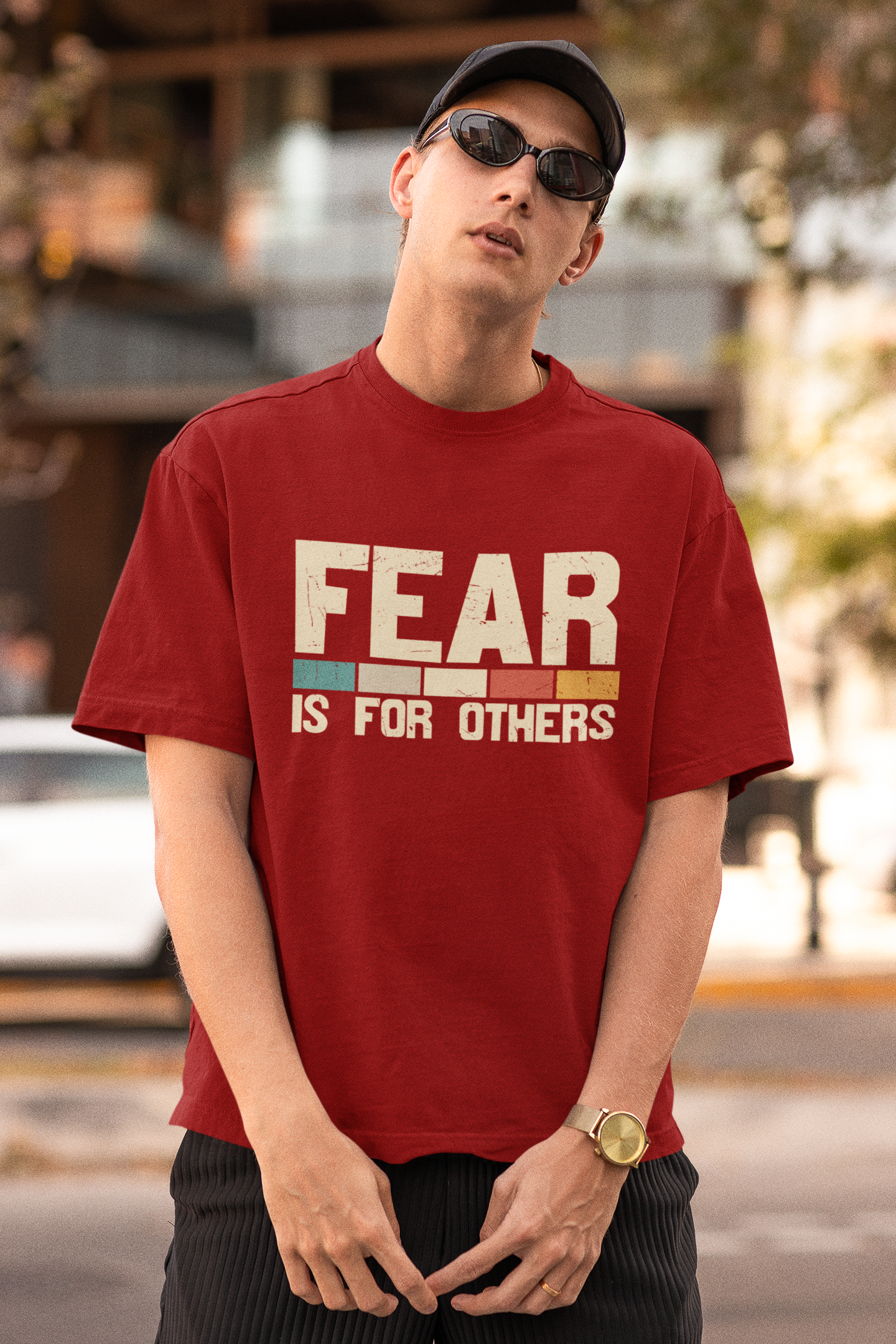 Fear Is For Others Oversized T-Shirt