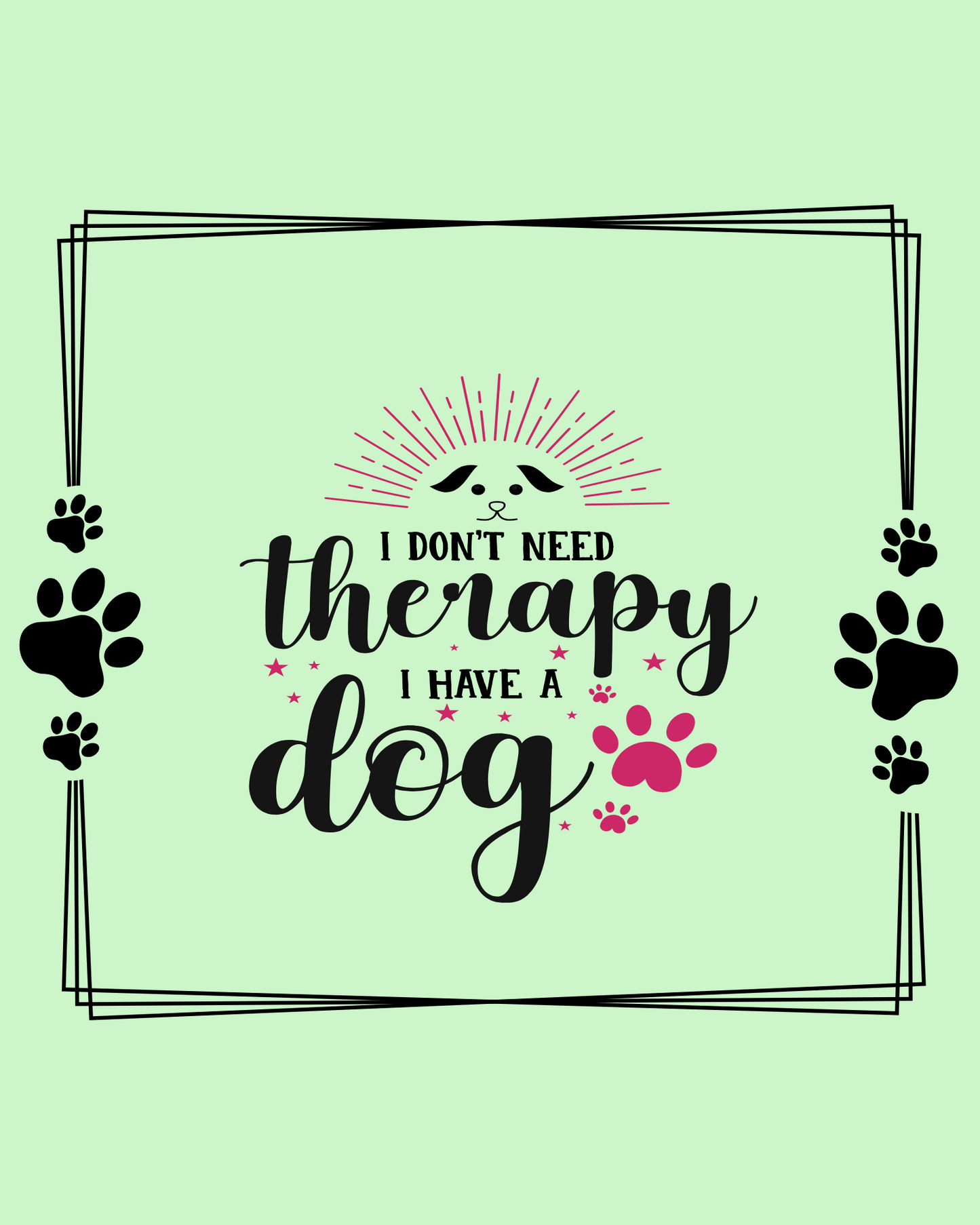 Dogs Are My Therapy T-Shirt