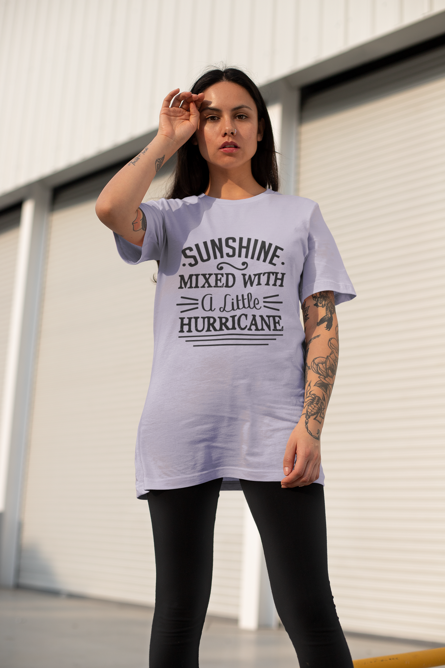 Sunshine And Hurricane Oversized T-Shirt