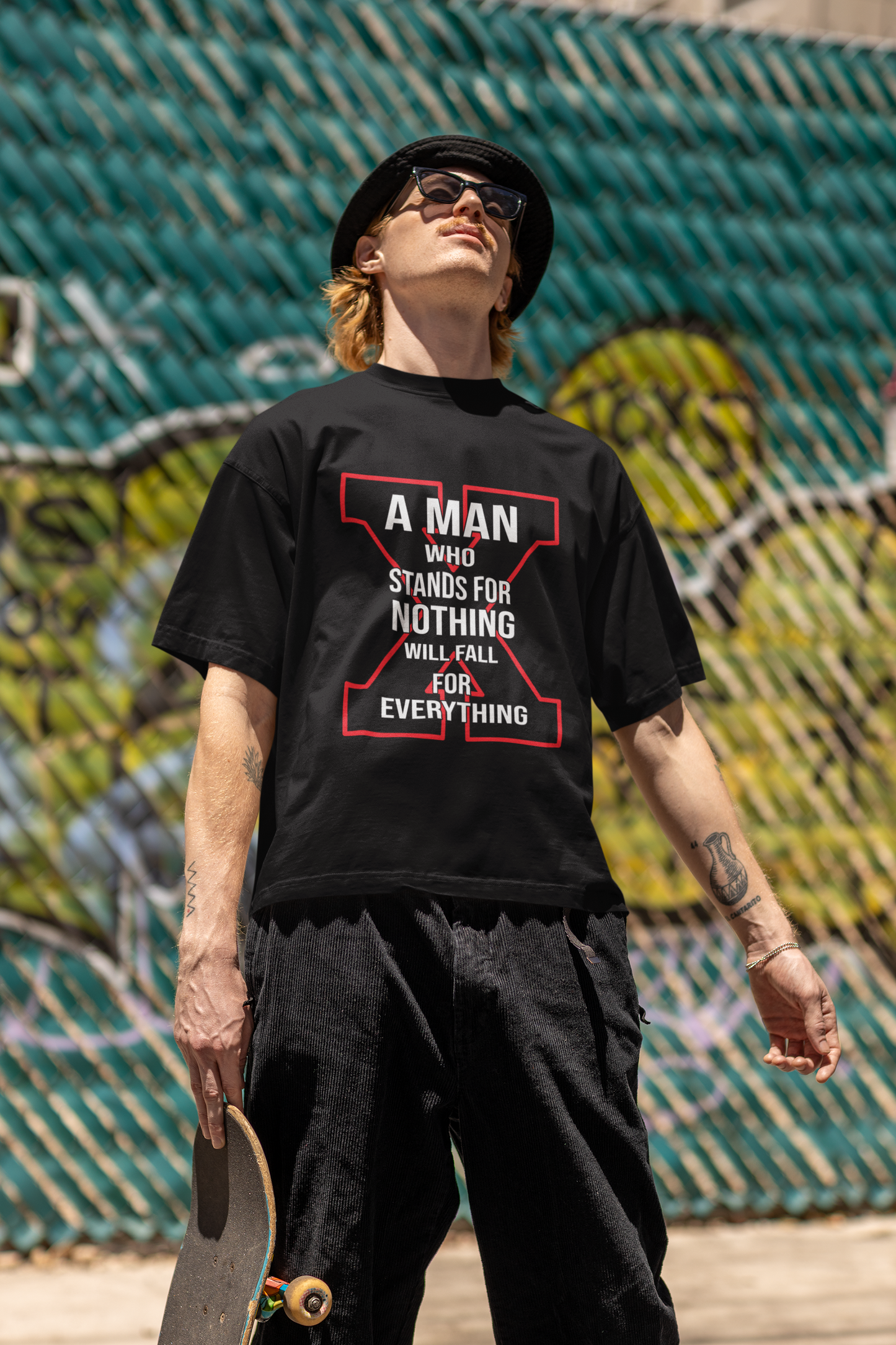 Stand Up For Something Oversized T-Shirt