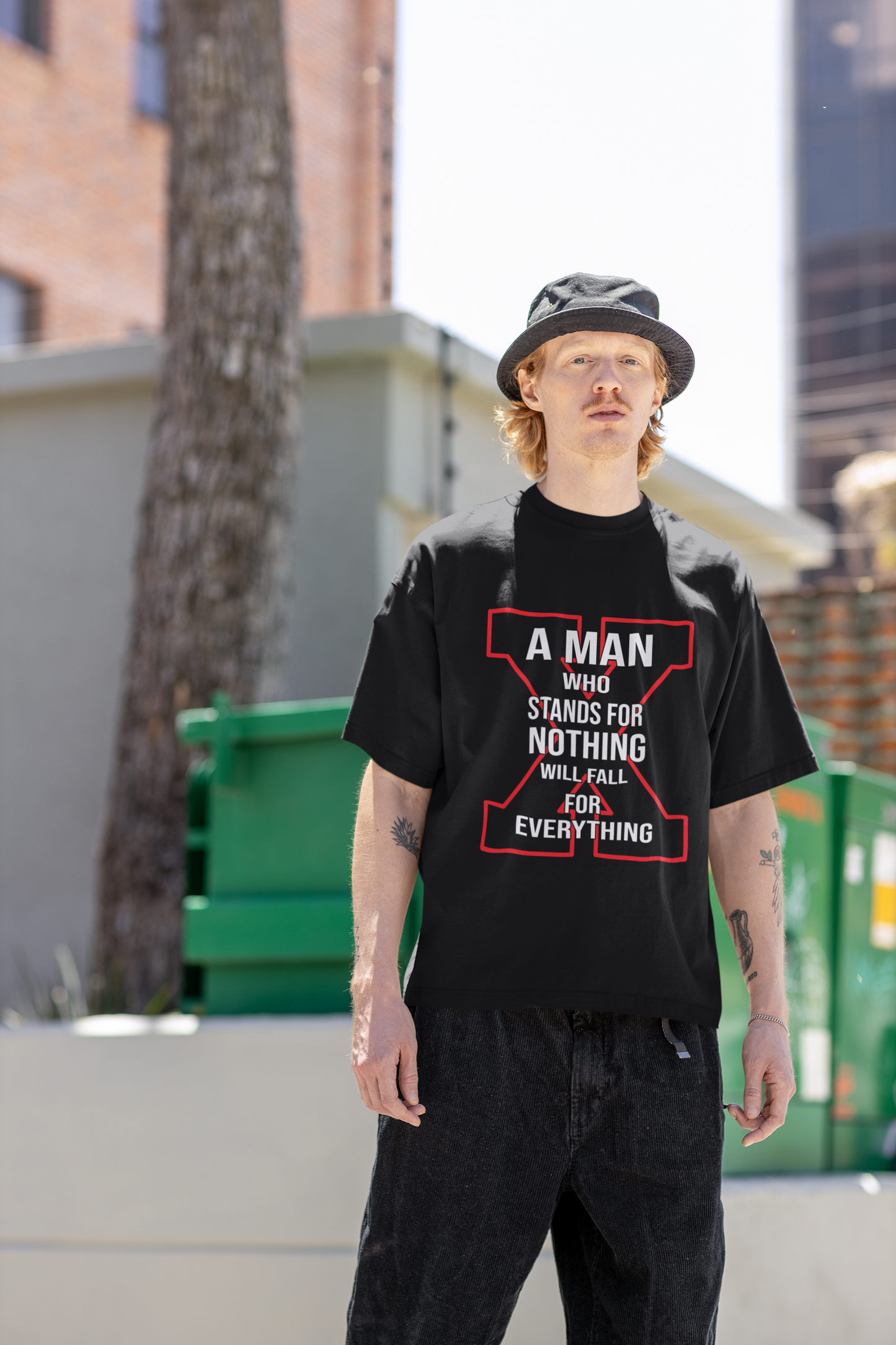 Stand Up For Something Oversized T-Shirt