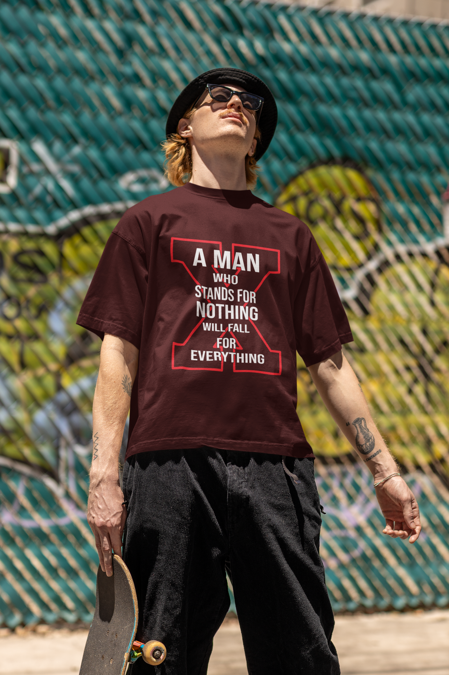 Stand Up For Something Oversized T-Shirt