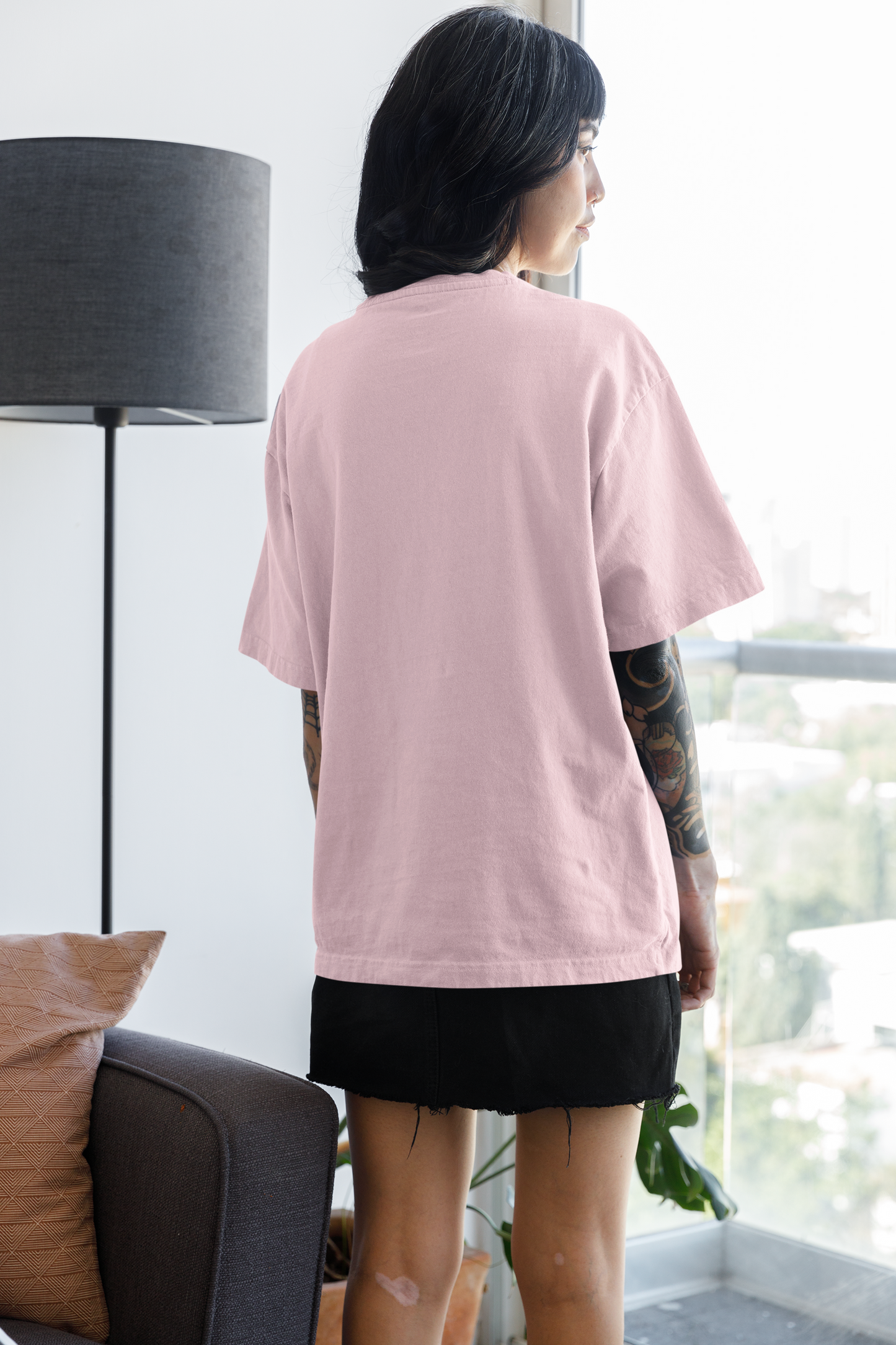 Cat Guitar Oversized T-Shirt