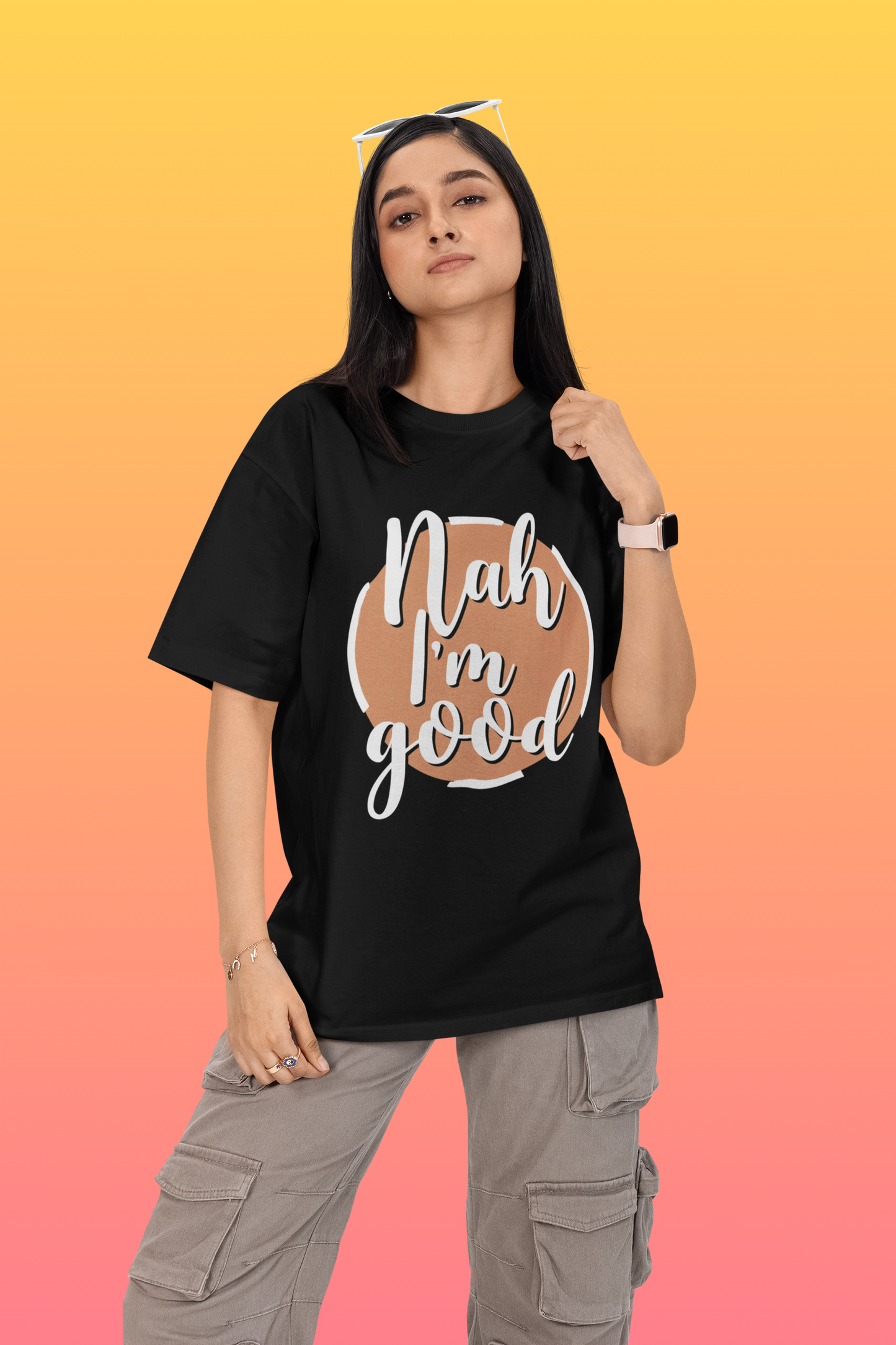 Nah I'm Good Oversized T-Shirt