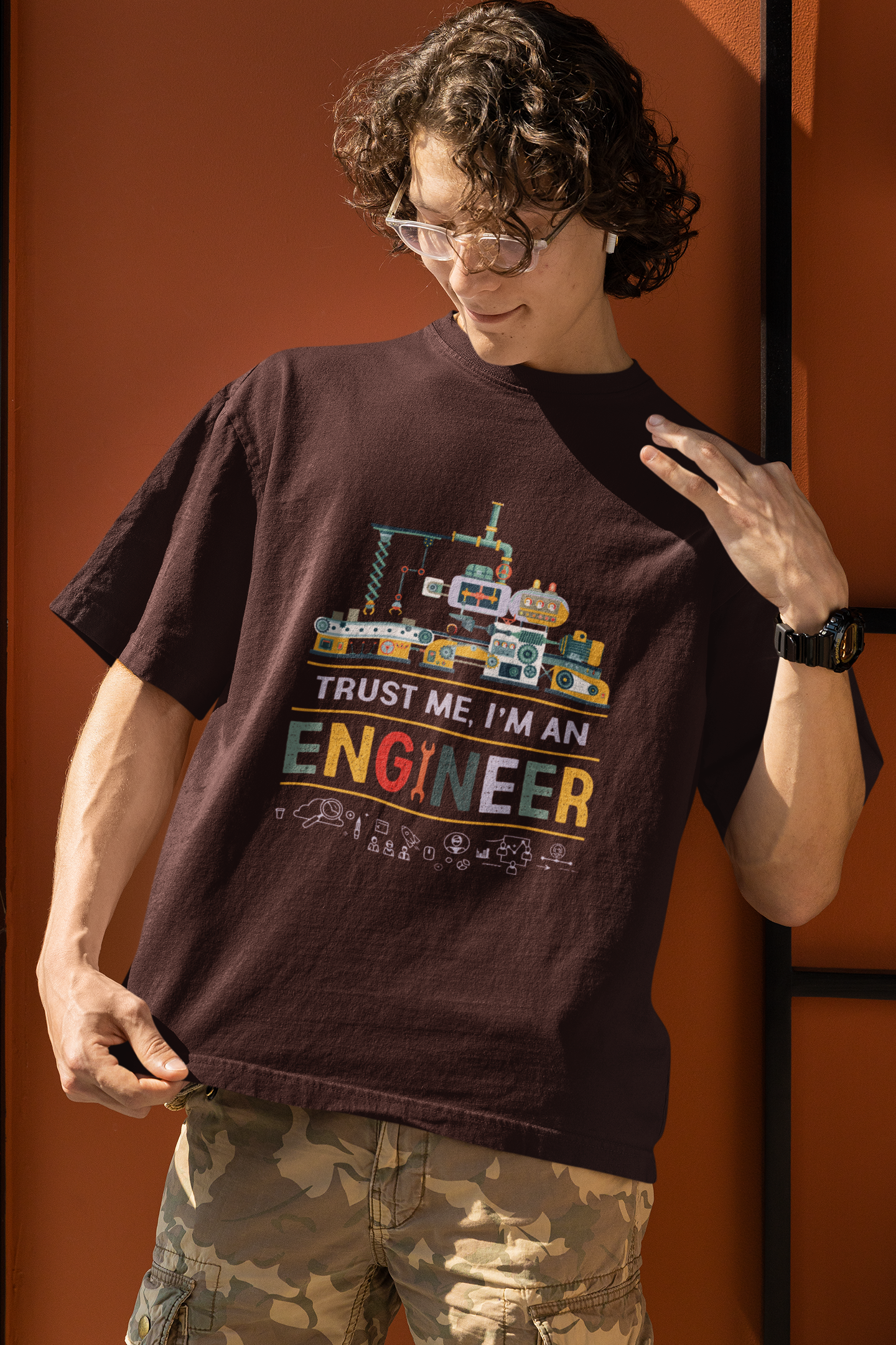 Trust An Engineer Oversized T-Shirt