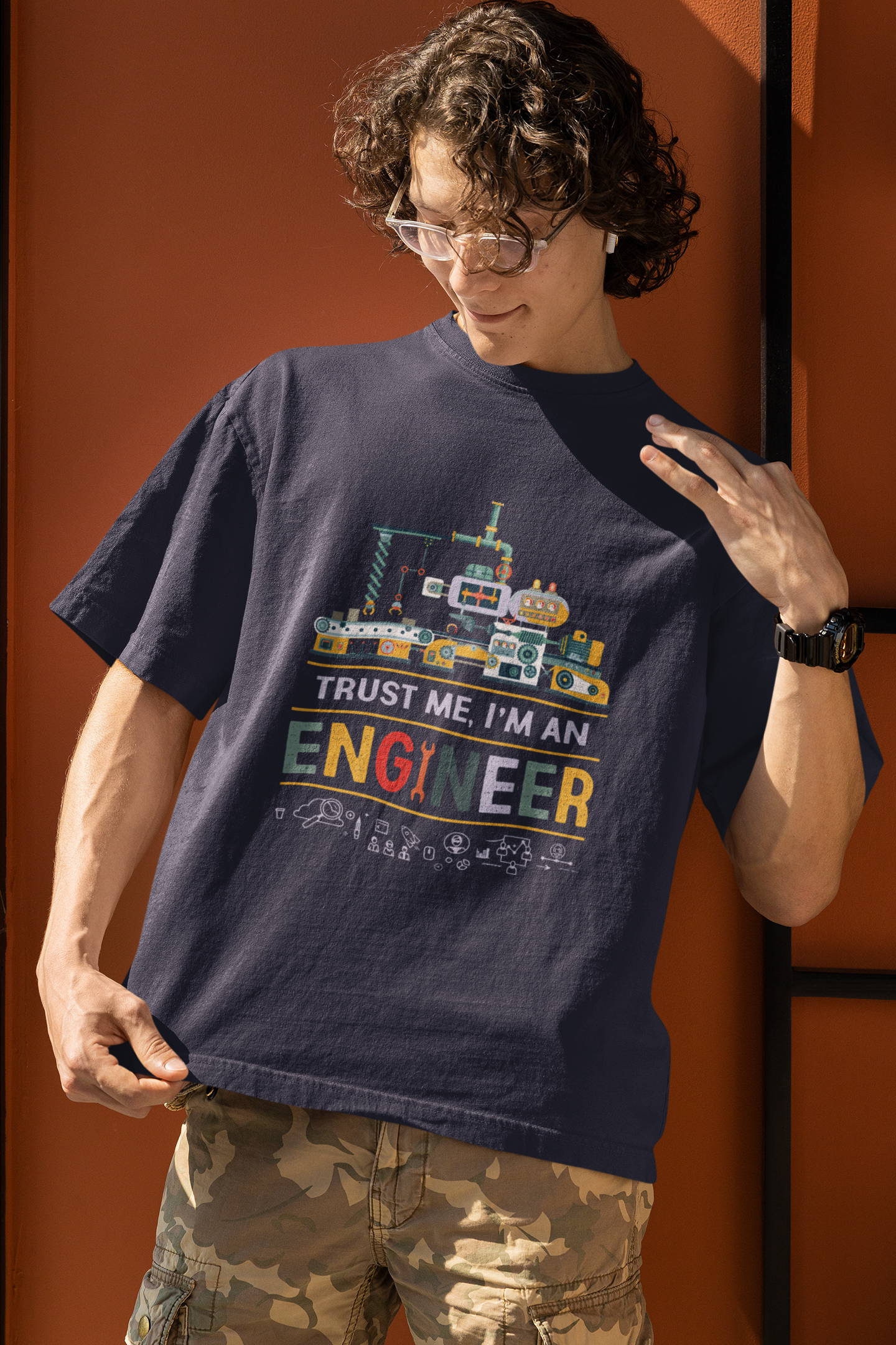 Trust An Engineer Oversized T-Shirt