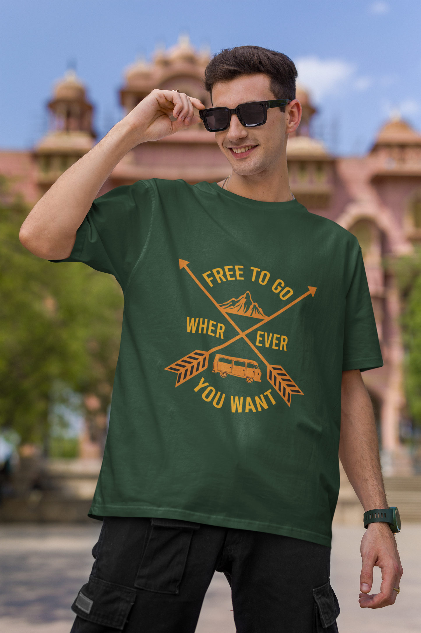 Freedom to Travel Oversized T-Shirt
