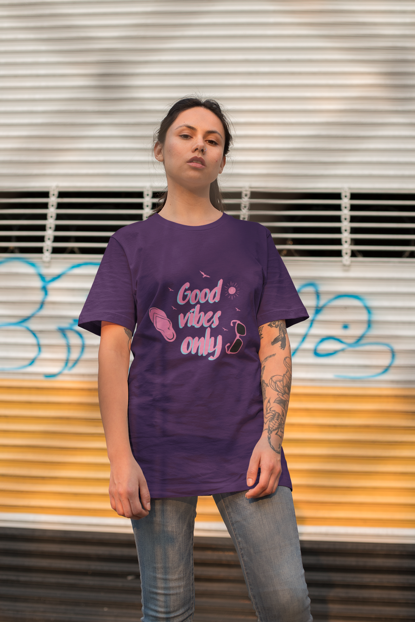 Good Vibes Only I Oversized T-Shirt