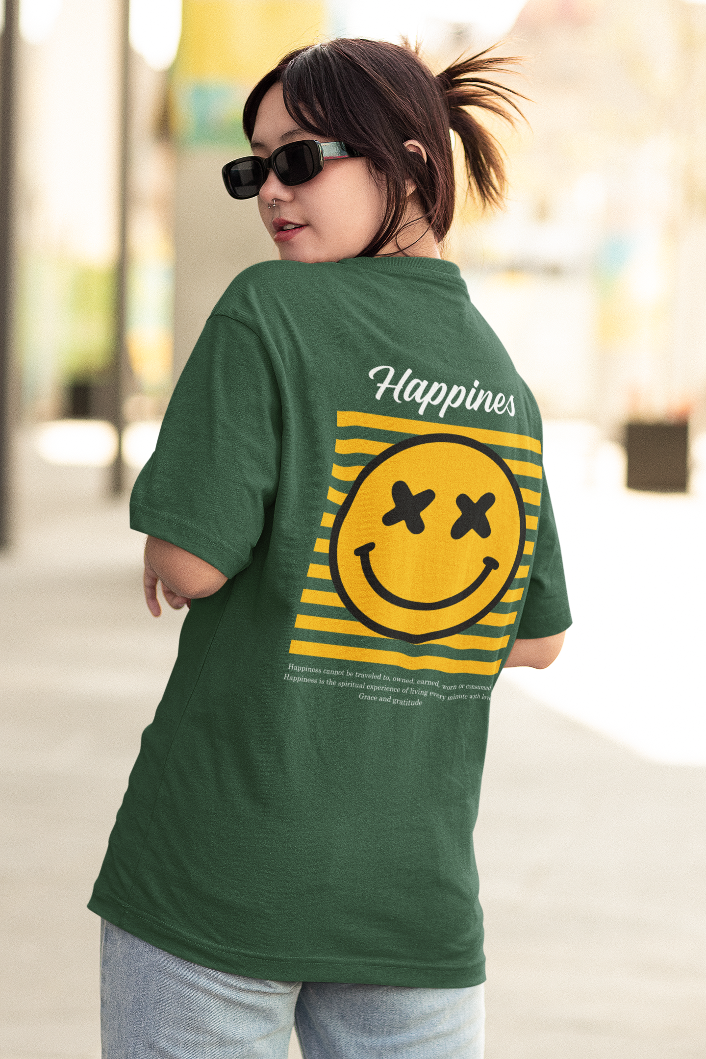 Happiness Oversized T-Shirt