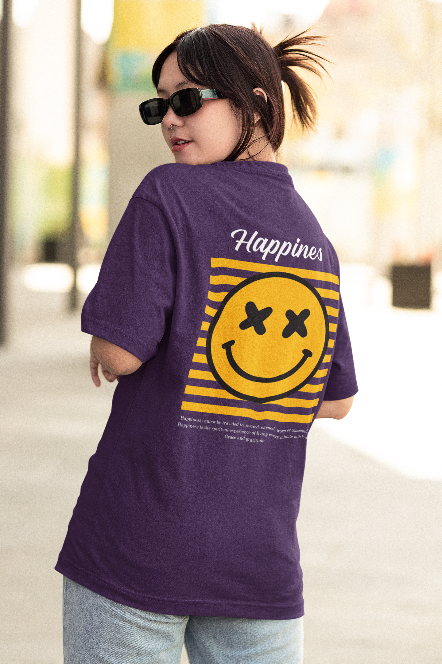 Happiness Oversized T-Shirt