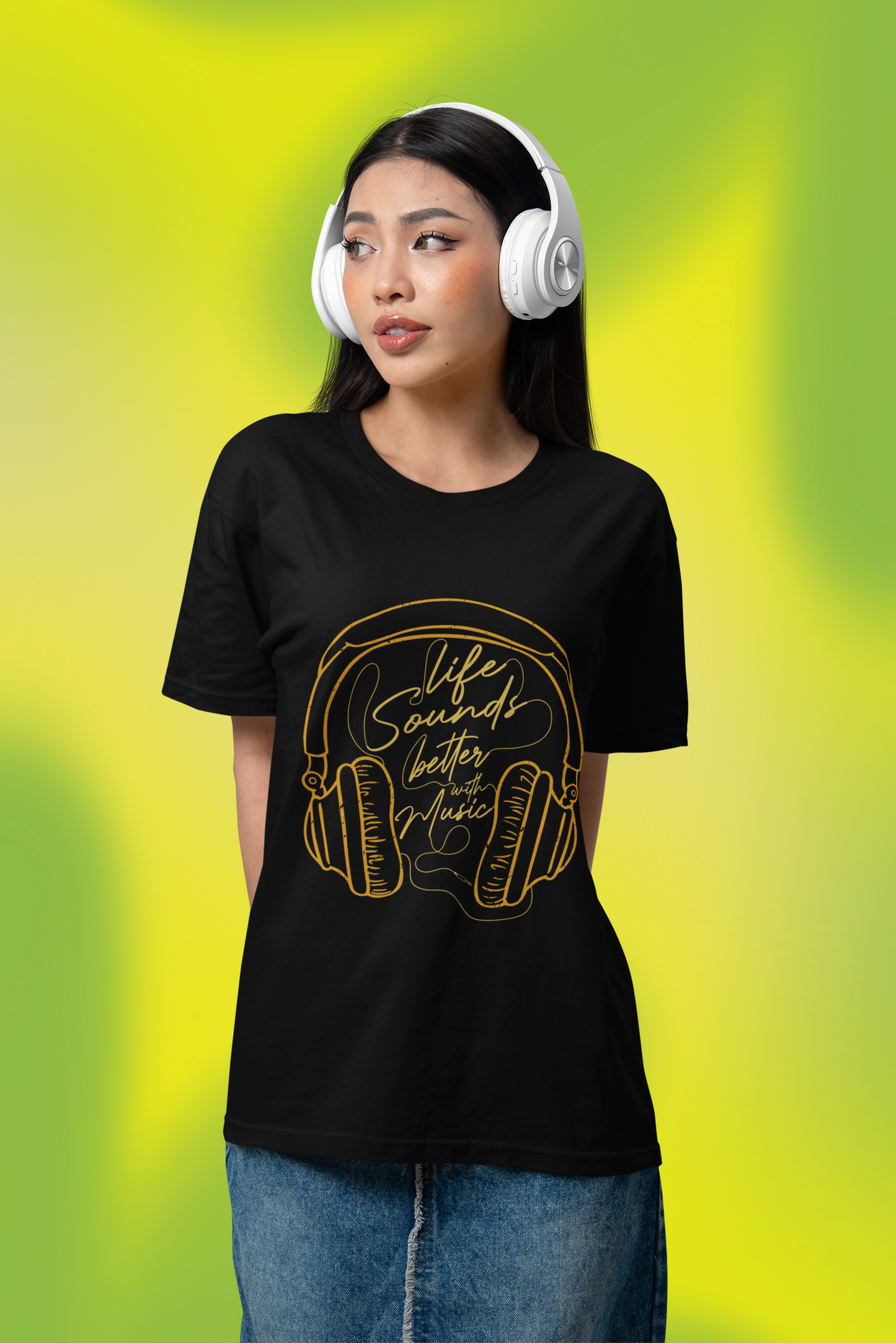 Music Is Life Oversized T-Shirt