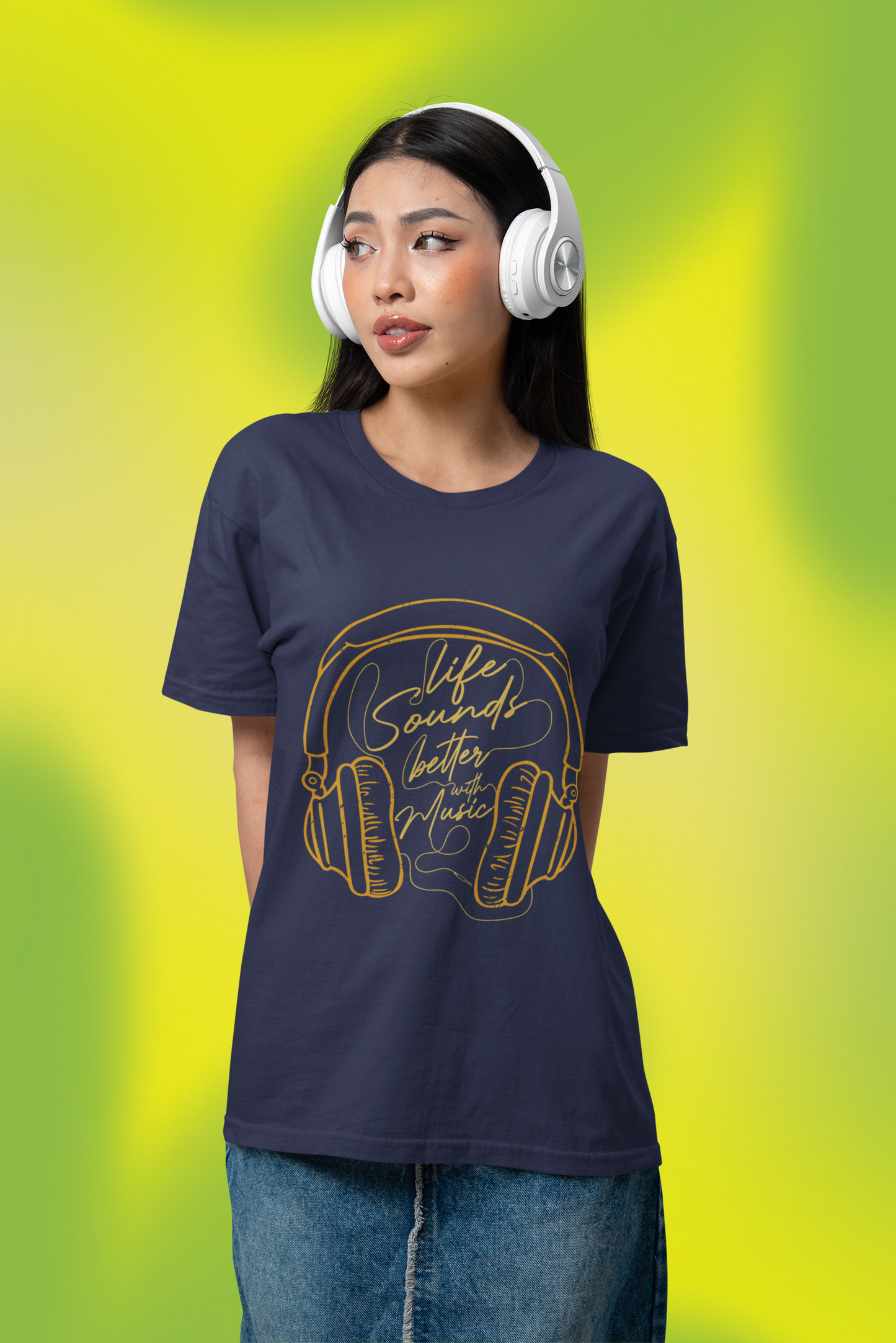 Music Is Life Oversized T-Shirt
