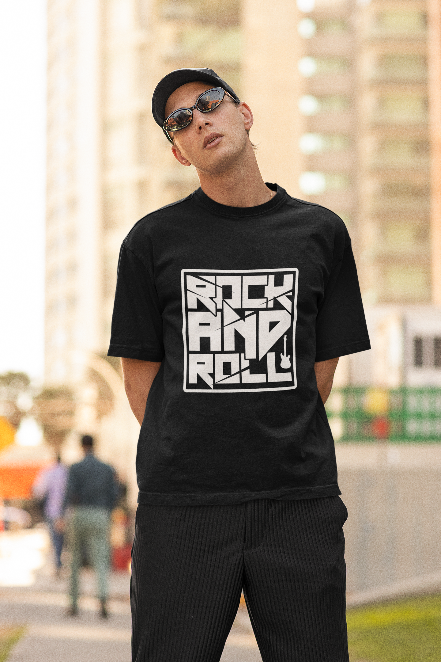 Rock n Roll Oversized T-Shirt