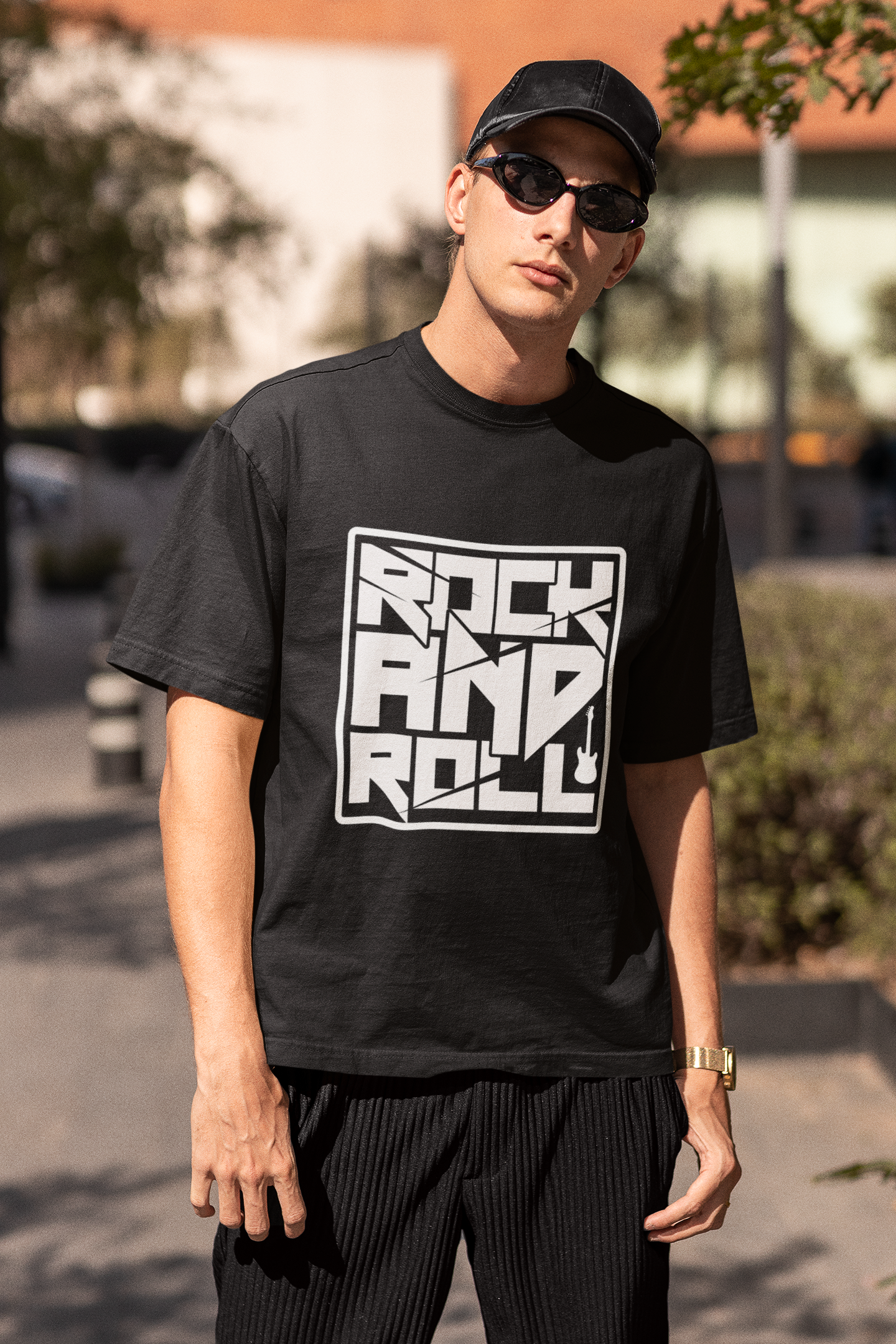 Rock n Roll Oversized T-Shirt