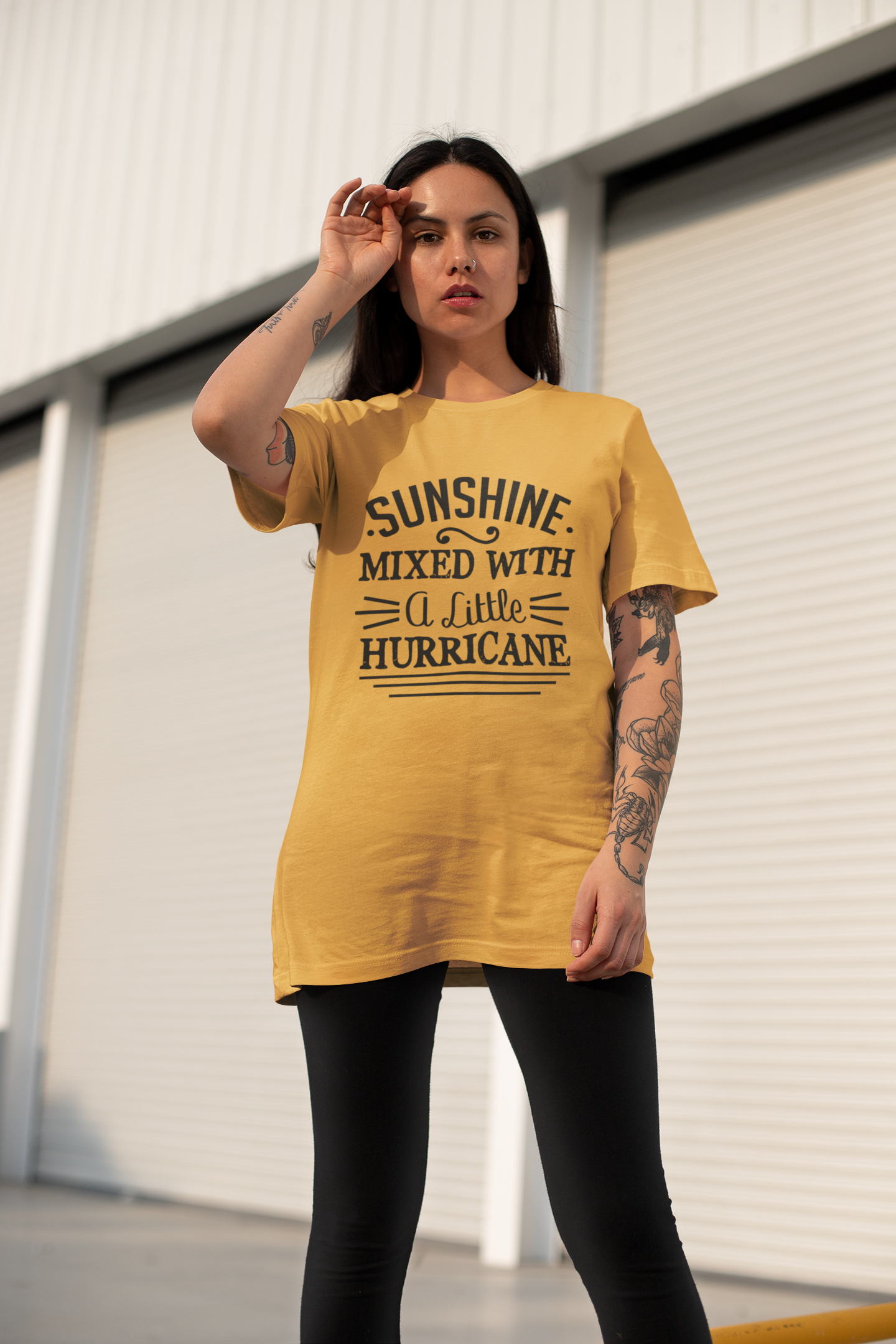 Sunshine And Hurricane Oversized T-Shirt