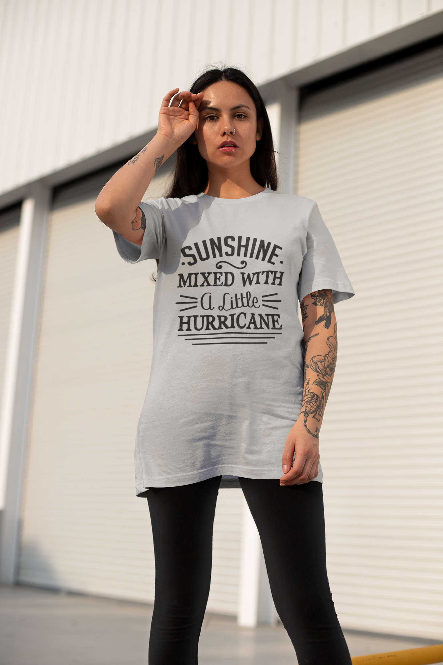 Sunshine And Hurricane Oversized T-Shirt
