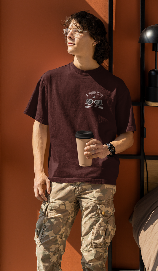 A World To See Oversized T-Shirt