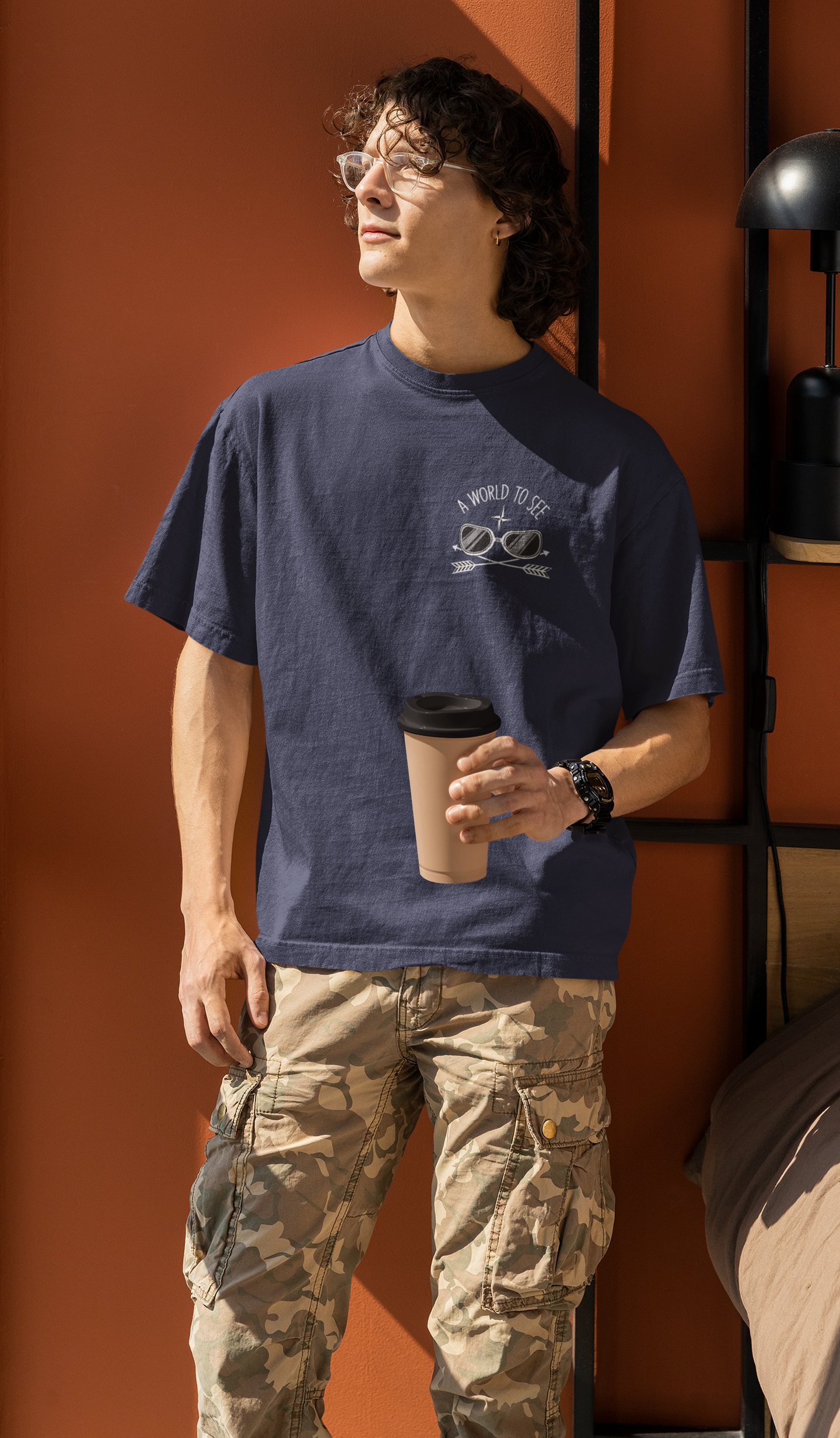 A World To See Oversized T-Shirt