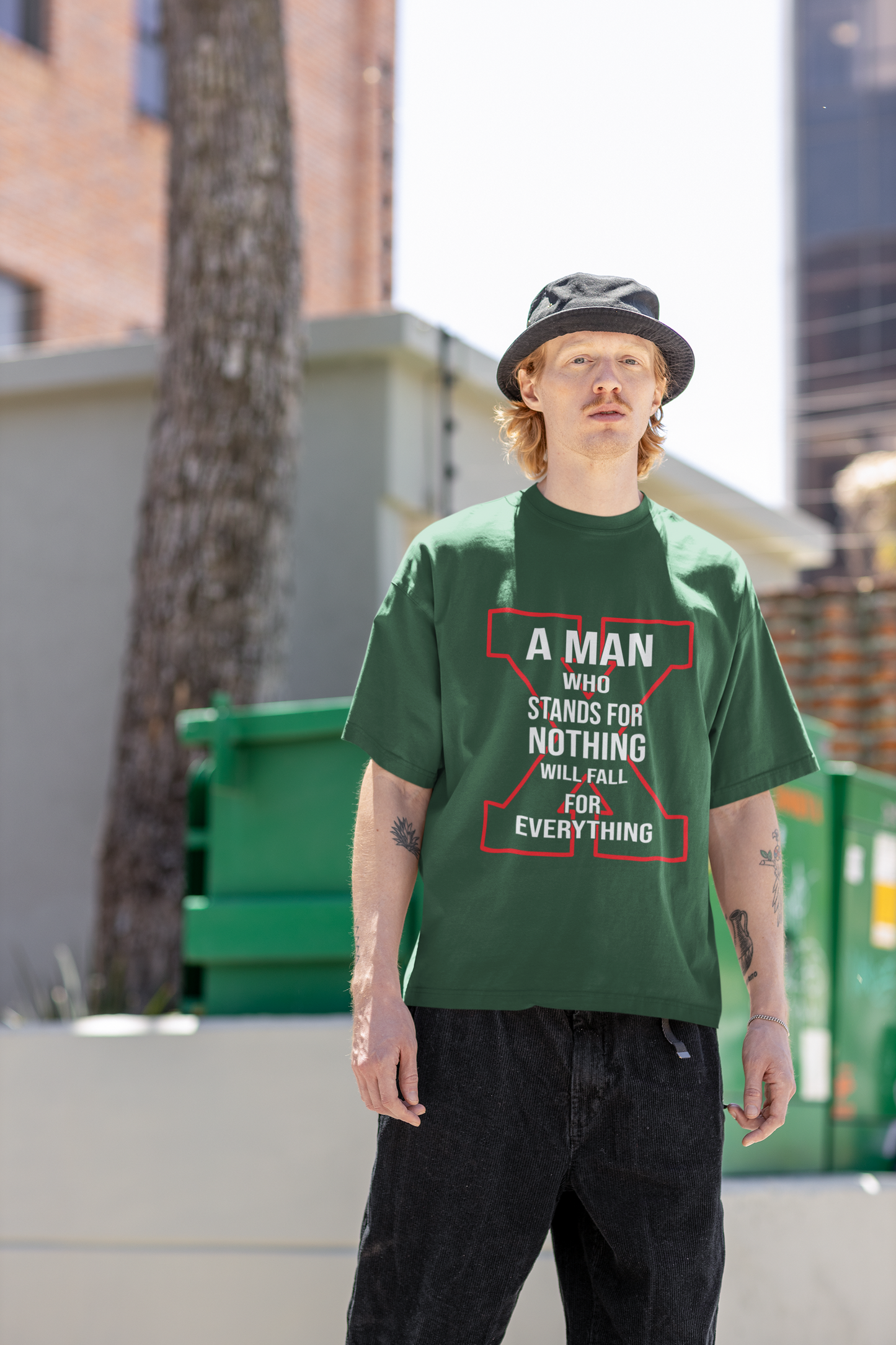 Stand Up For Something Oversized T-Shirt
