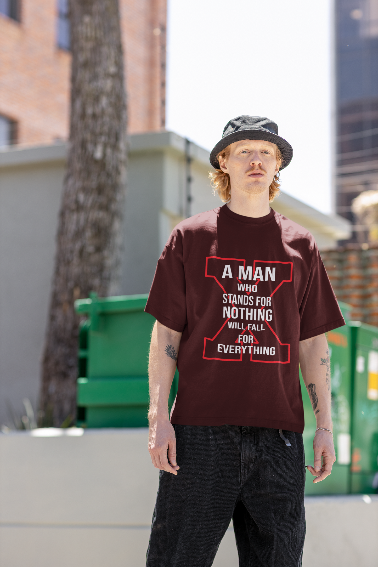 Stand Up For Something Oversized T-Shirt