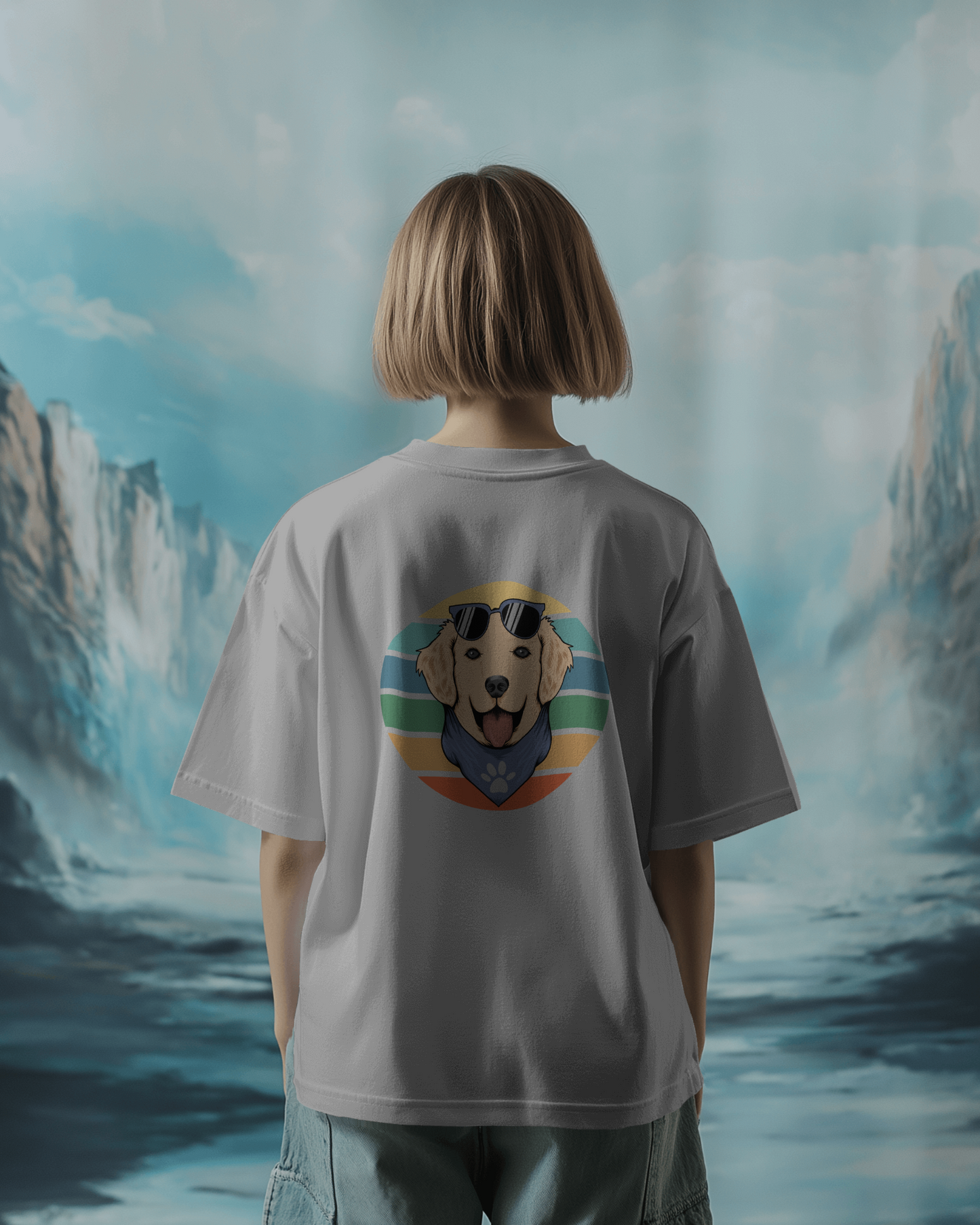 Happy Golden Oversized T-Shirt - Made Of Style