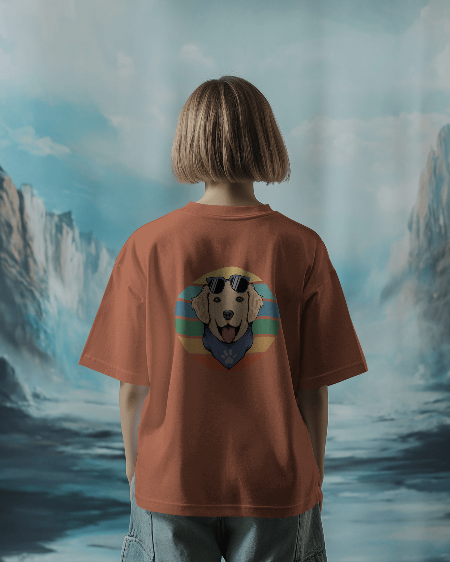 Happy Golden Oversized T-Shirt - Made Of Style