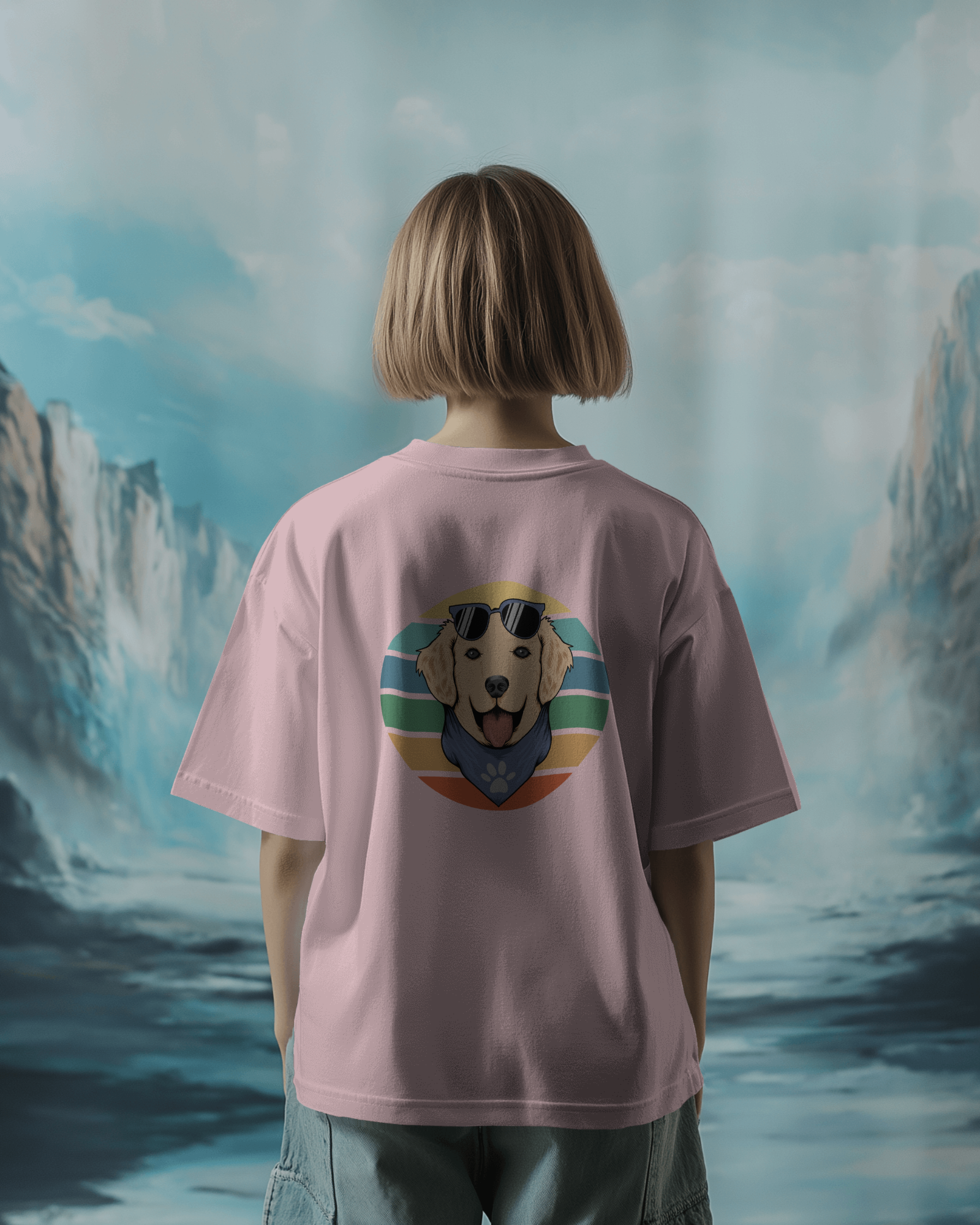 Happy Golden Oversized T-Shirt - Made Of Style