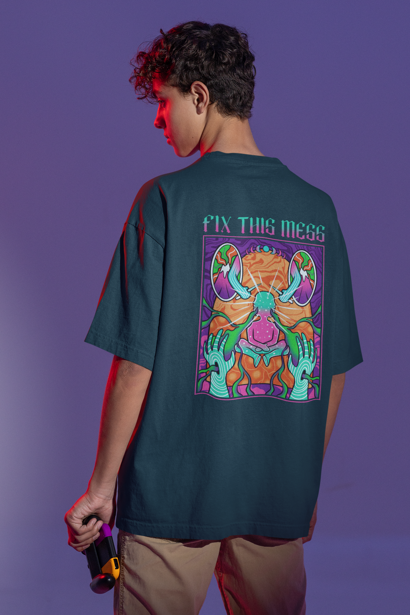 Fix This Mess Oversized T-Shirt