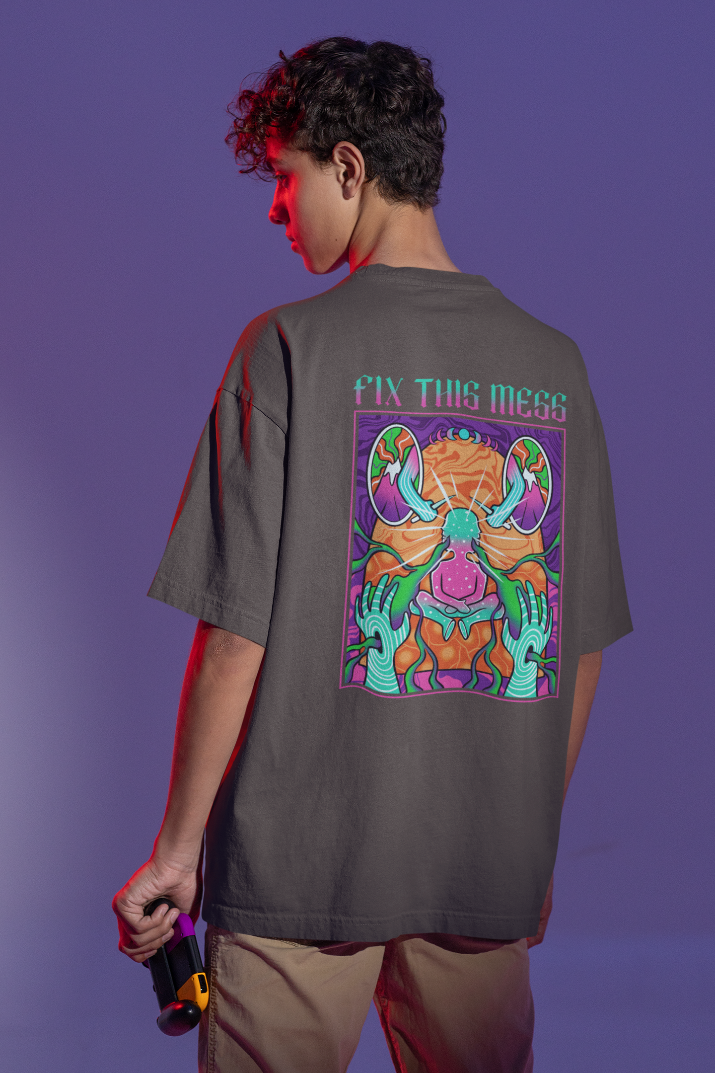 Fix This Mess Oversized T-Shirt