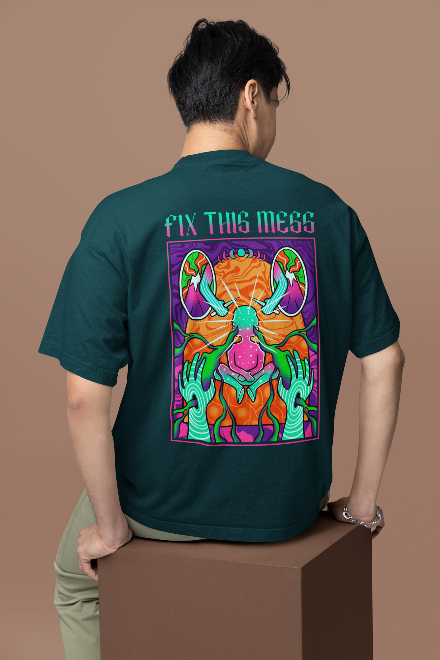 Fix This Mess Oversized T-Shirt