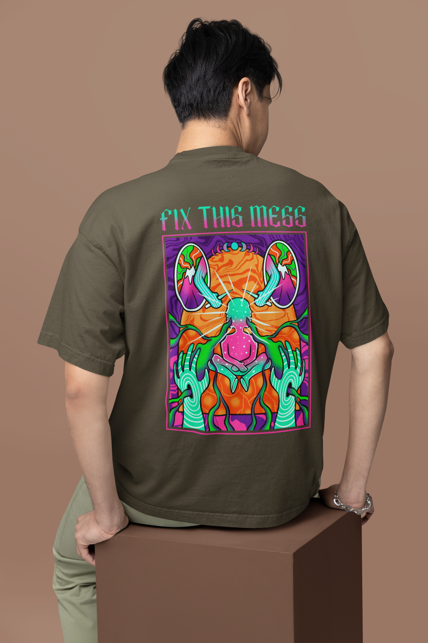 Fix This Mess Oversized T-Shirt