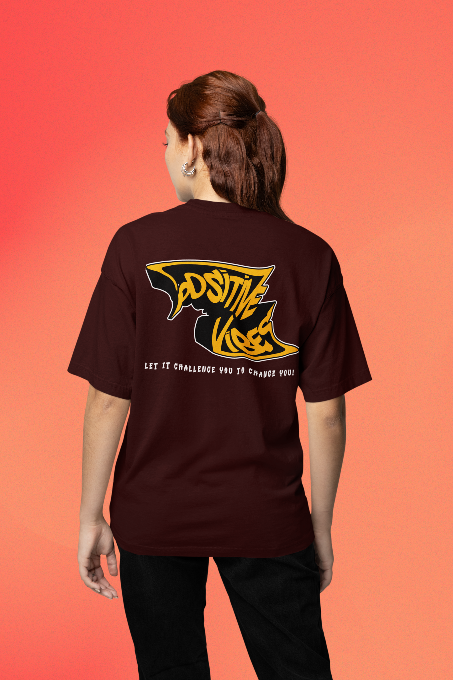 Positive Vibes Oversized T-Shirt