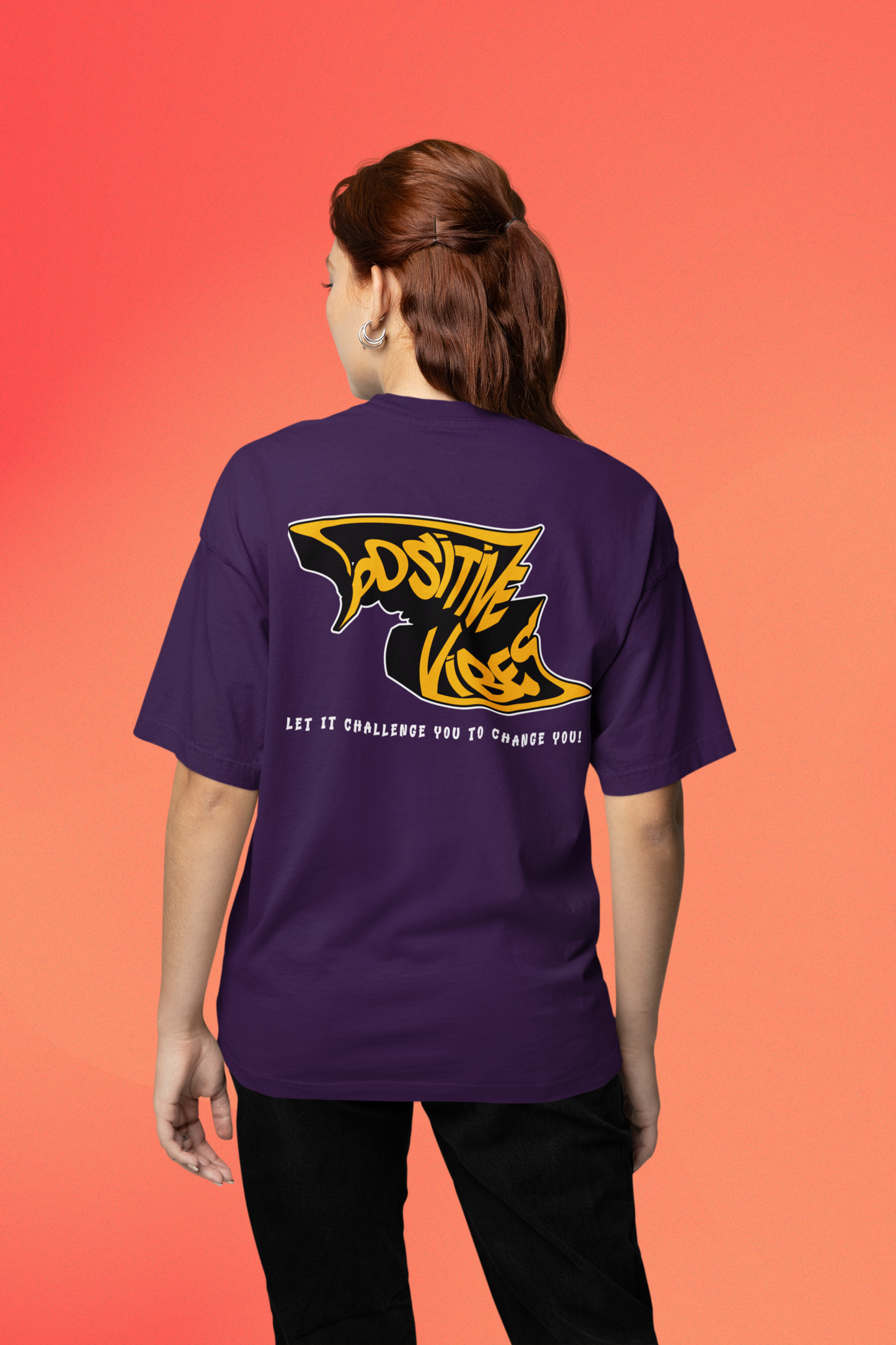 Positive Vibes Oversized T-Shirt