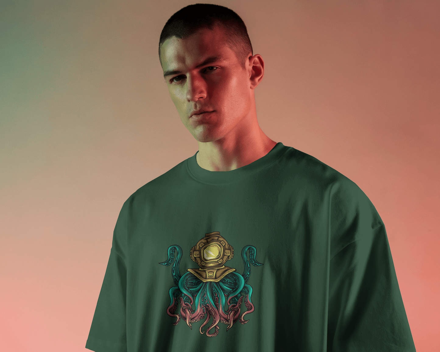 Ocean Monster Oversized T-Shirt - Made Of Style
