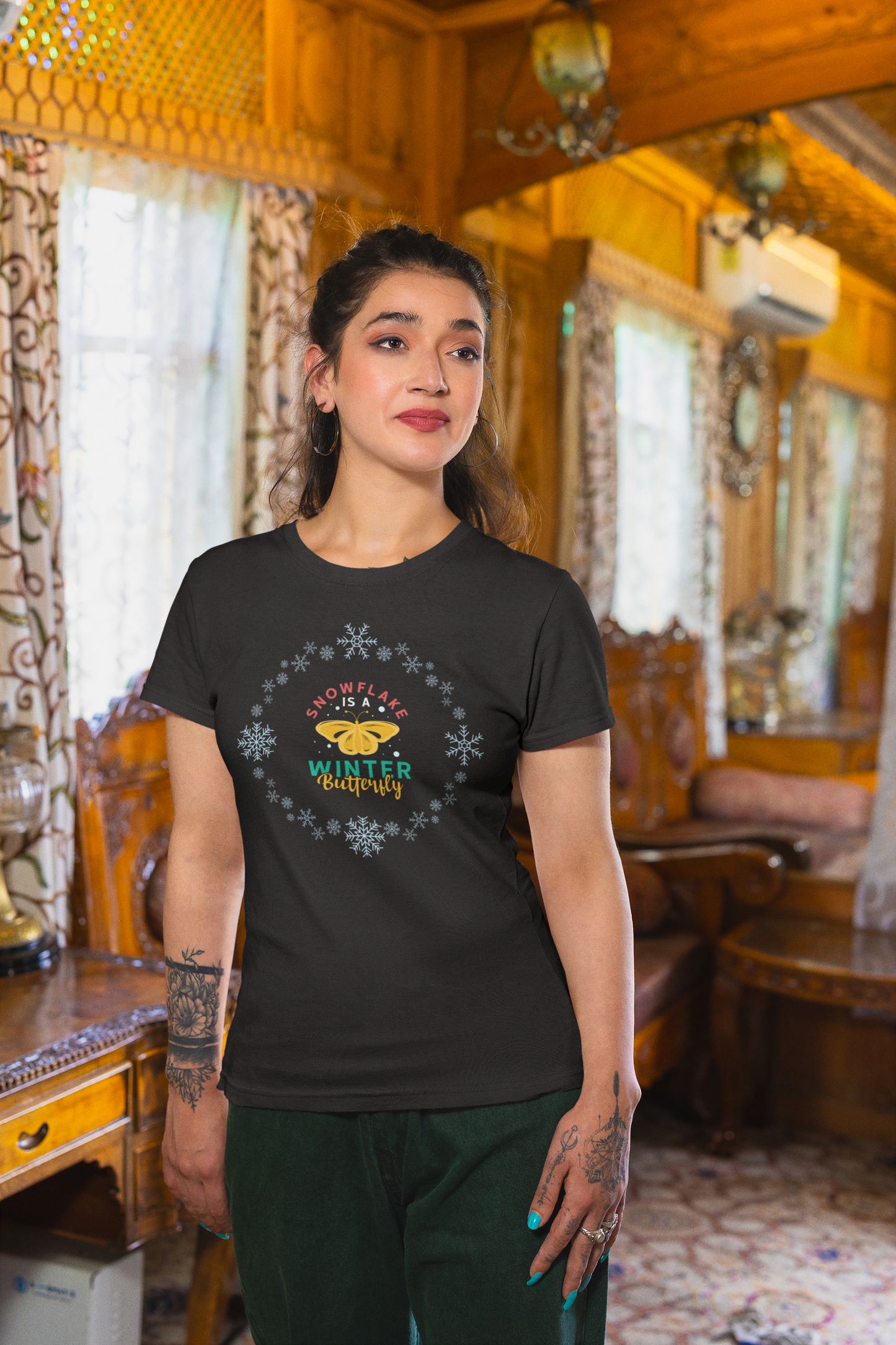 Snowflake Butterfly T-Shirt