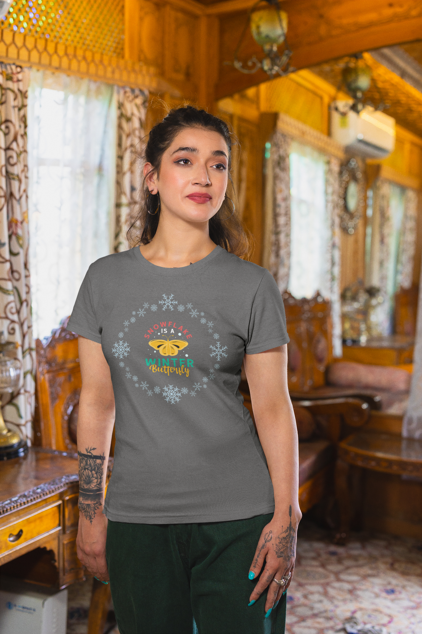 Snowflake Butterfly T-Shirt