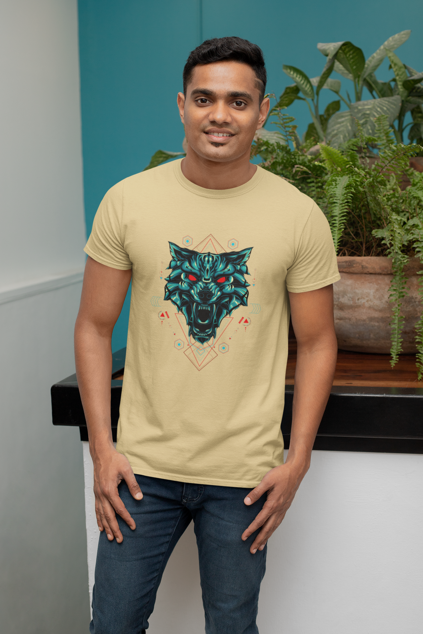Abstract Wolf T-Shirt - Made Of Style
