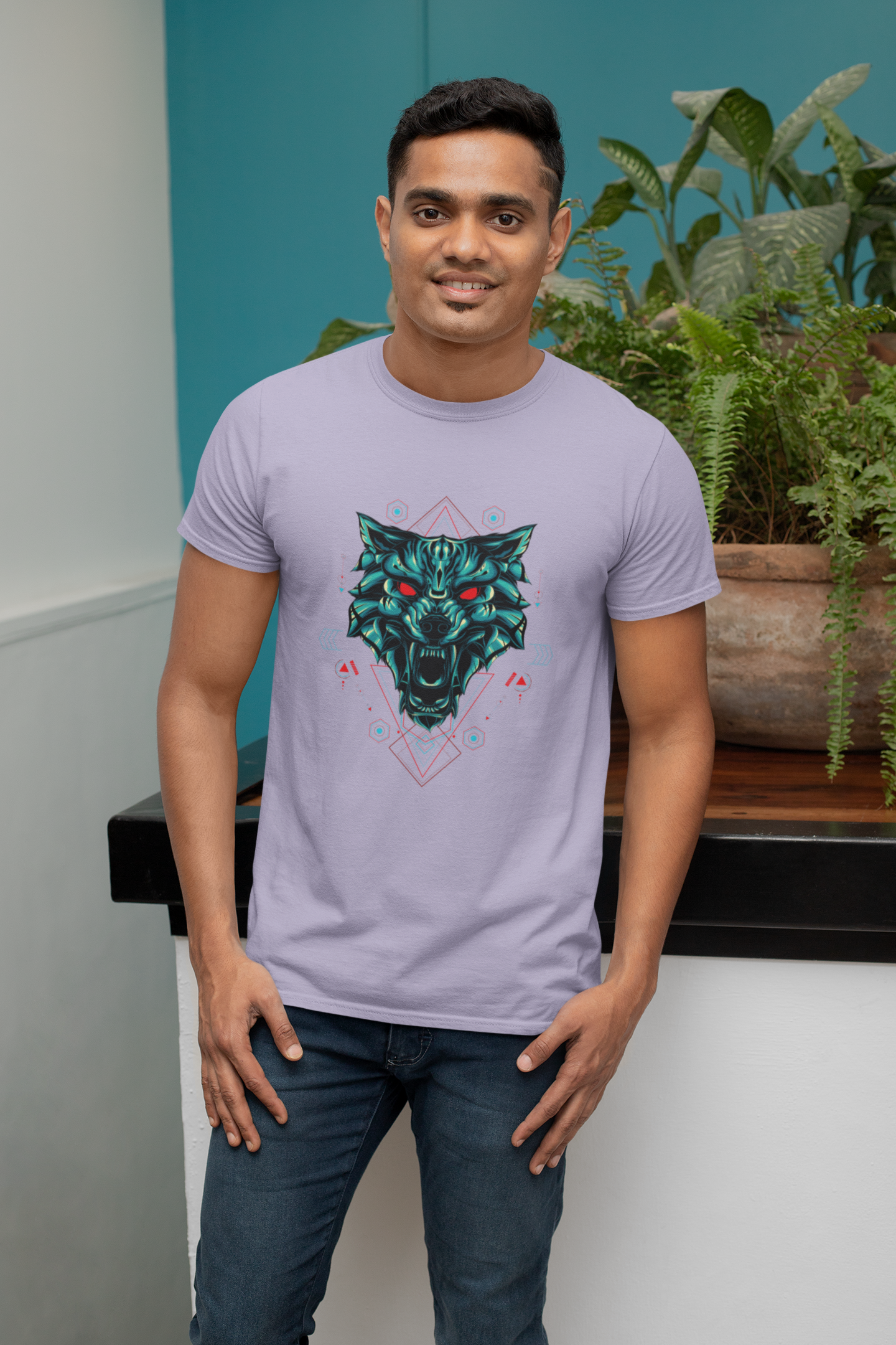 Abstract Wolf T-Shirt - Made Of Style