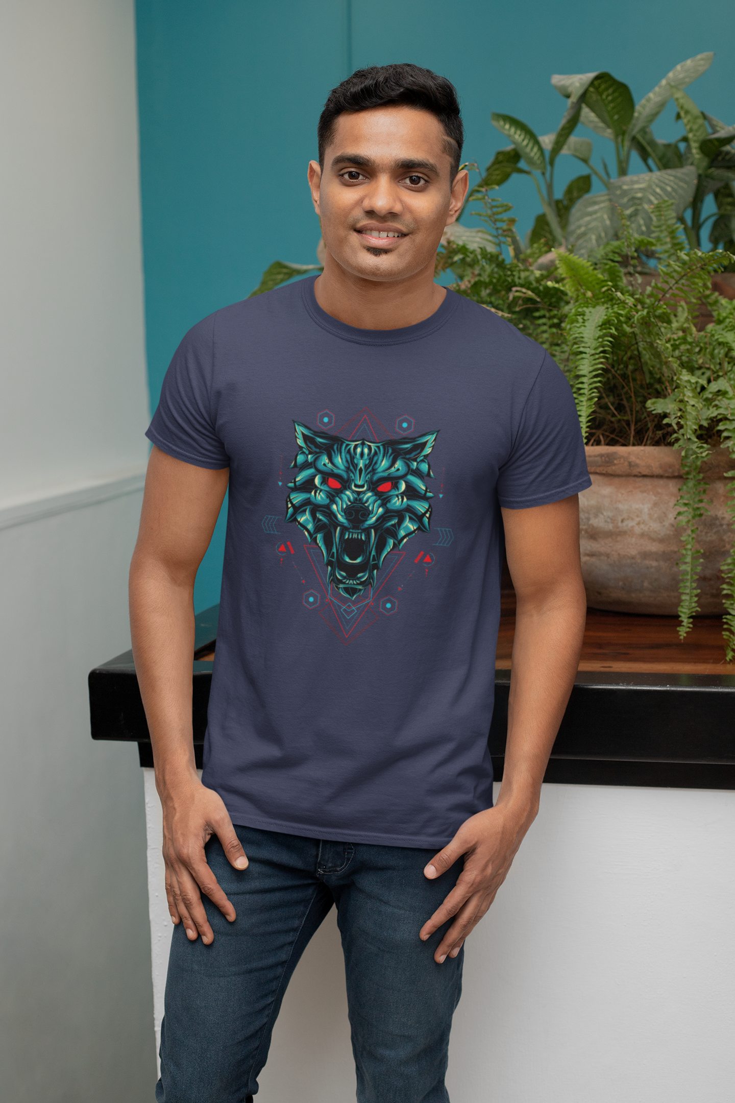 Abstract Wolf T-Shirt - Made Of Style
