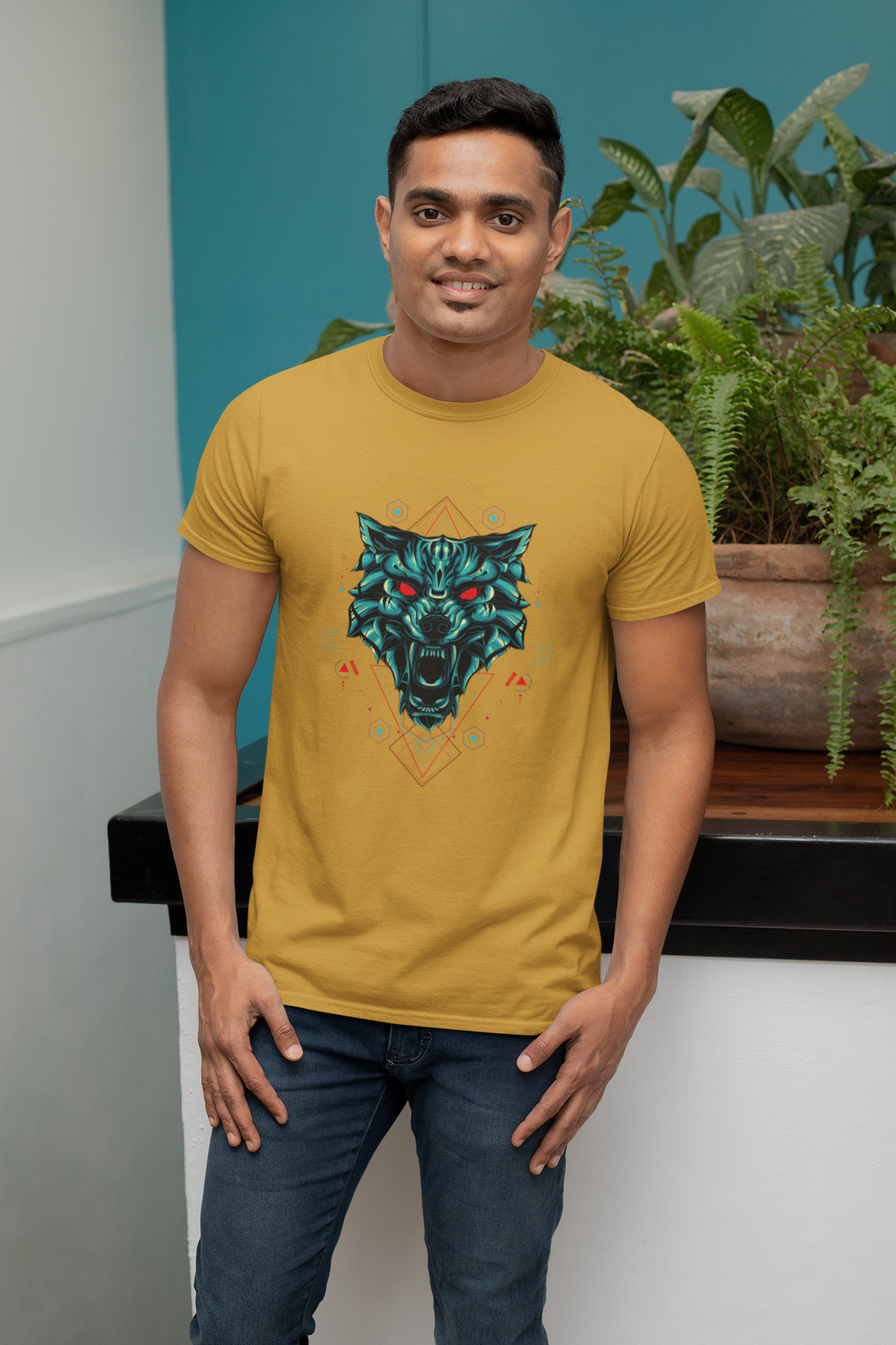 Abstract Wolf T-Shirt - Made Of Style