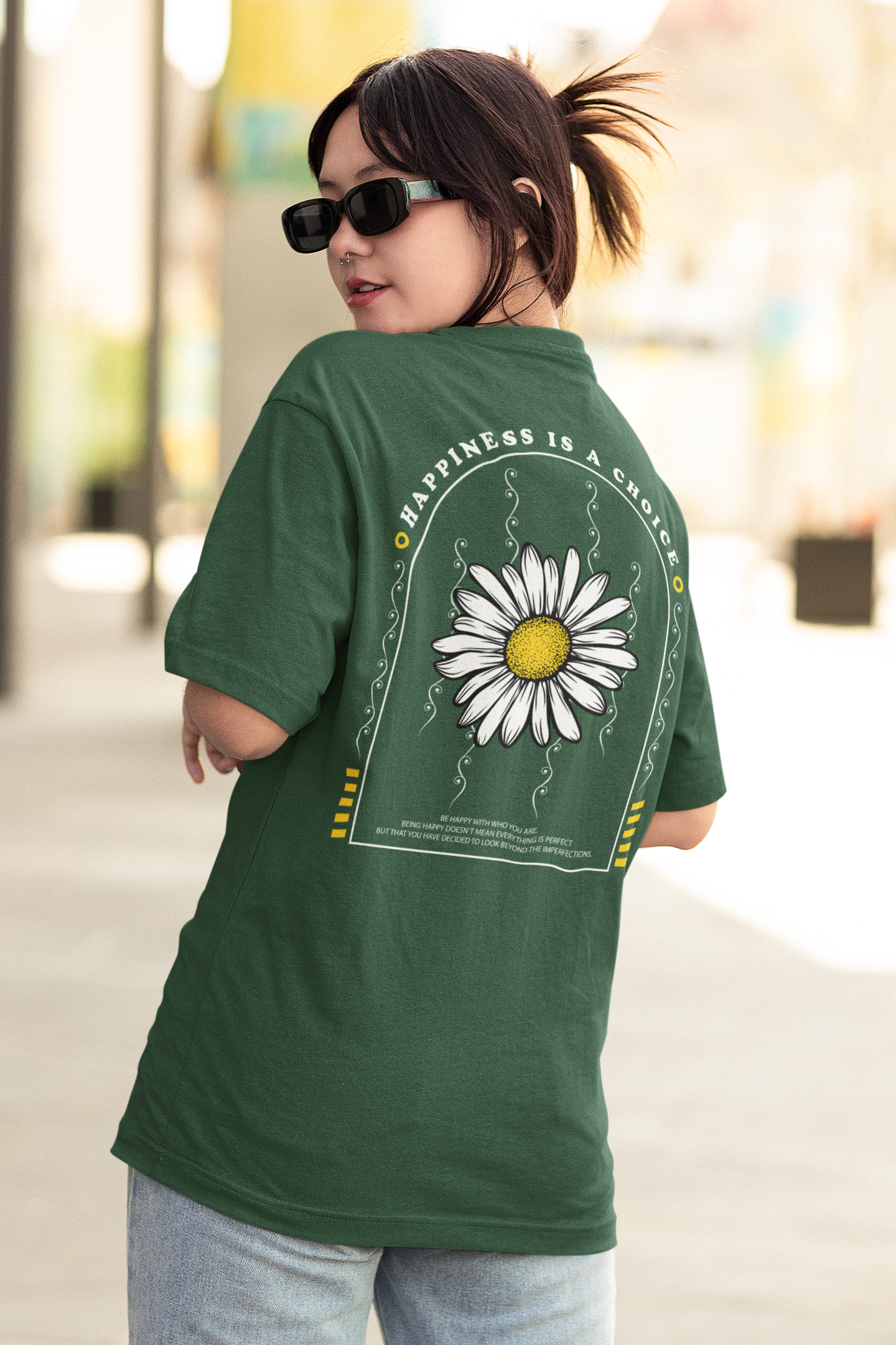 Happiness Is A Choice Oversized T-Shirt