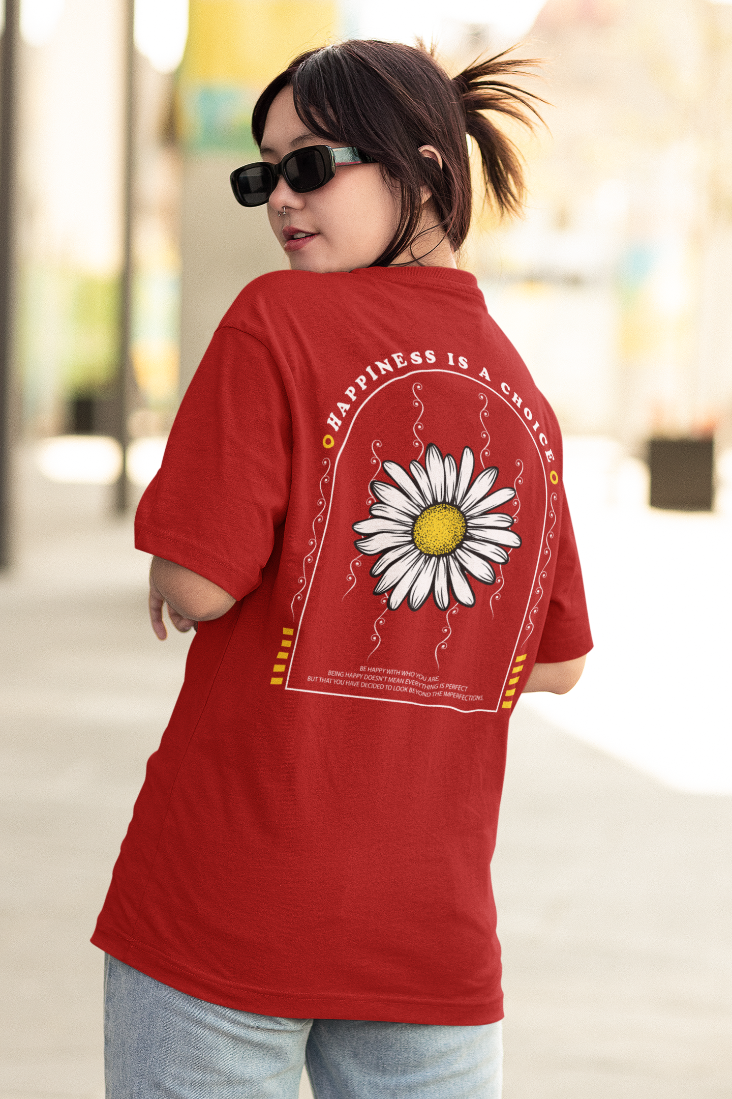 Happiness Is A Choice Oversized T-Shirt