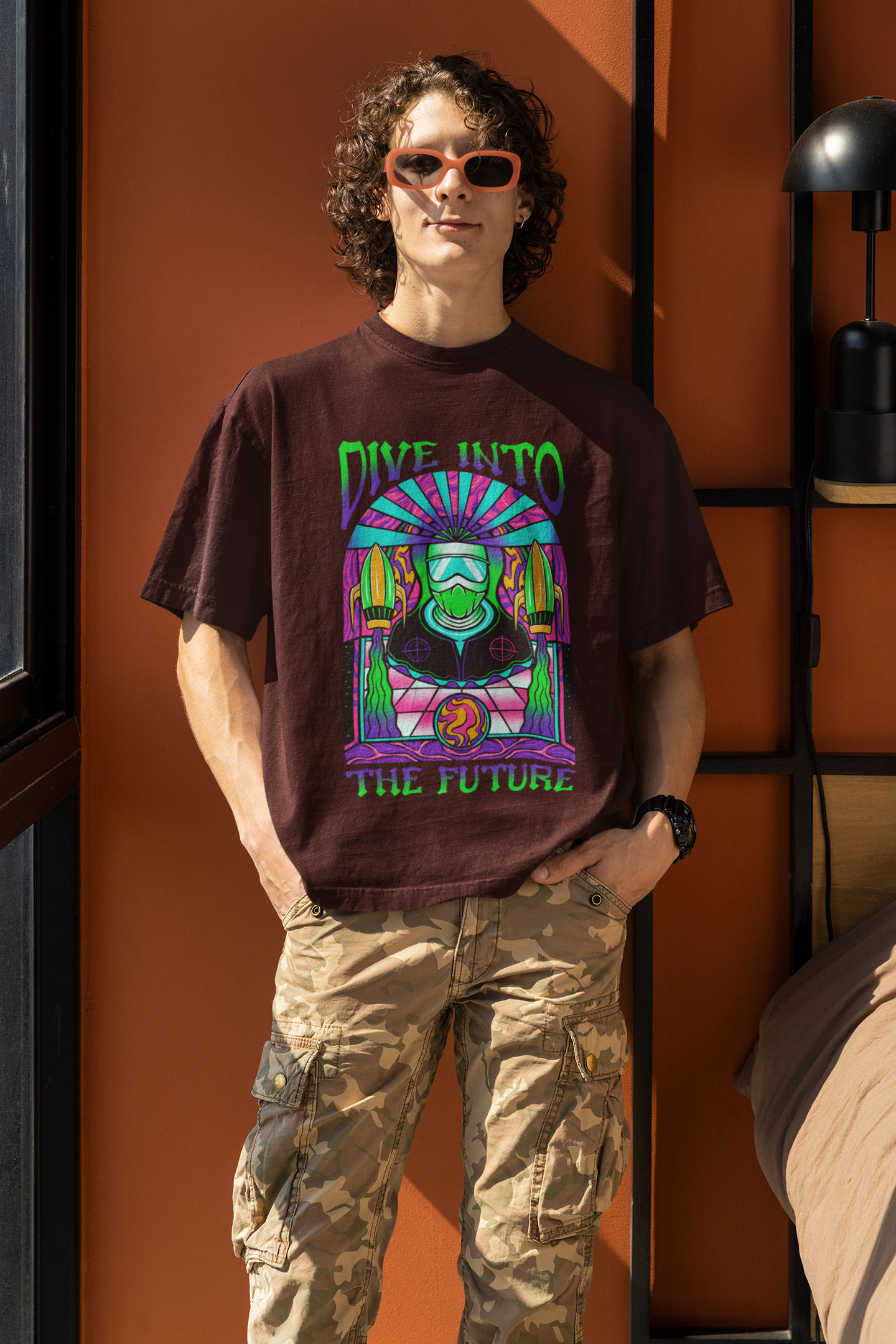 Dive Into The Future Oversized T-Shirt