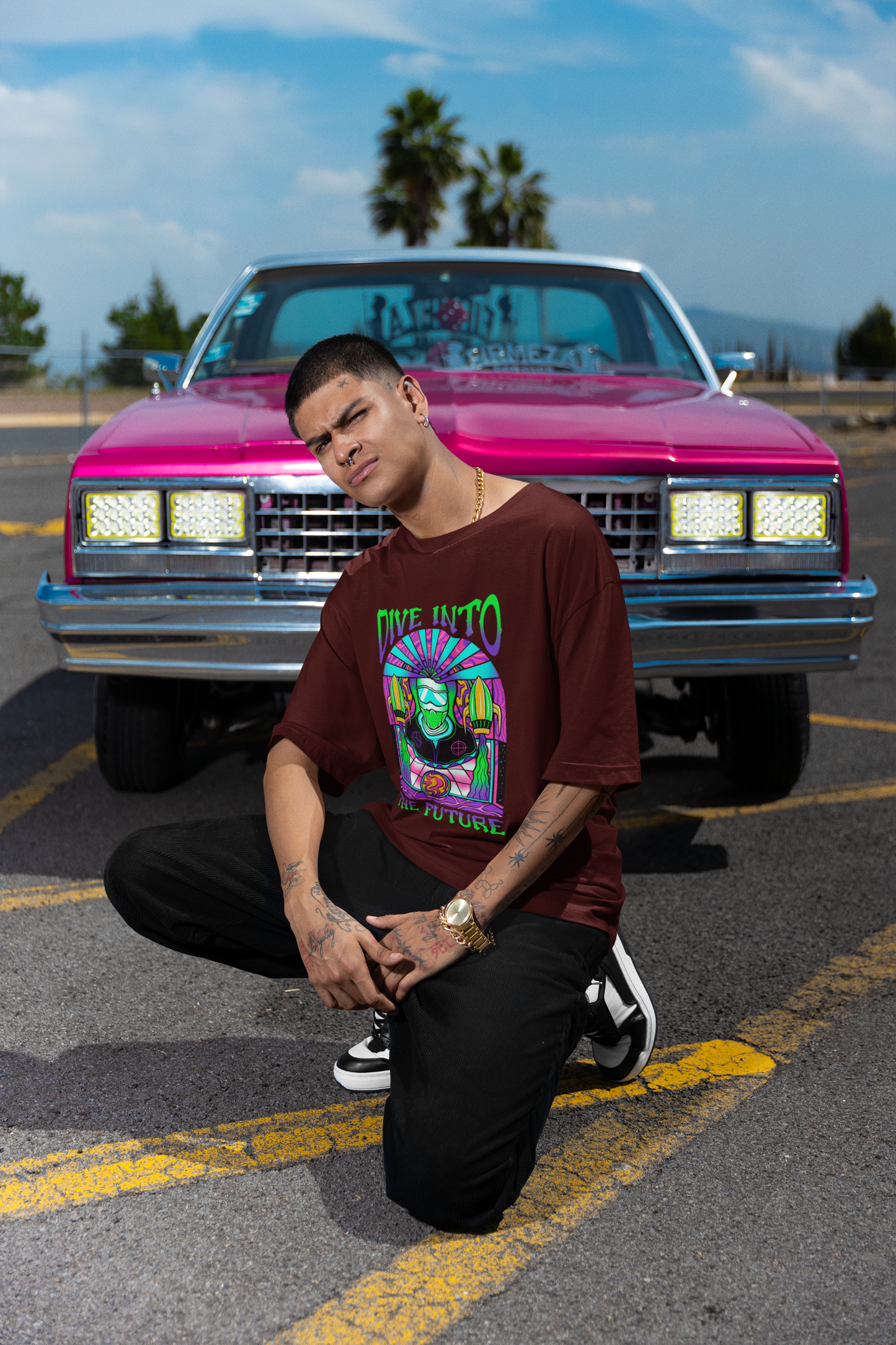 Dive Into The Future Oversized T-Shirt