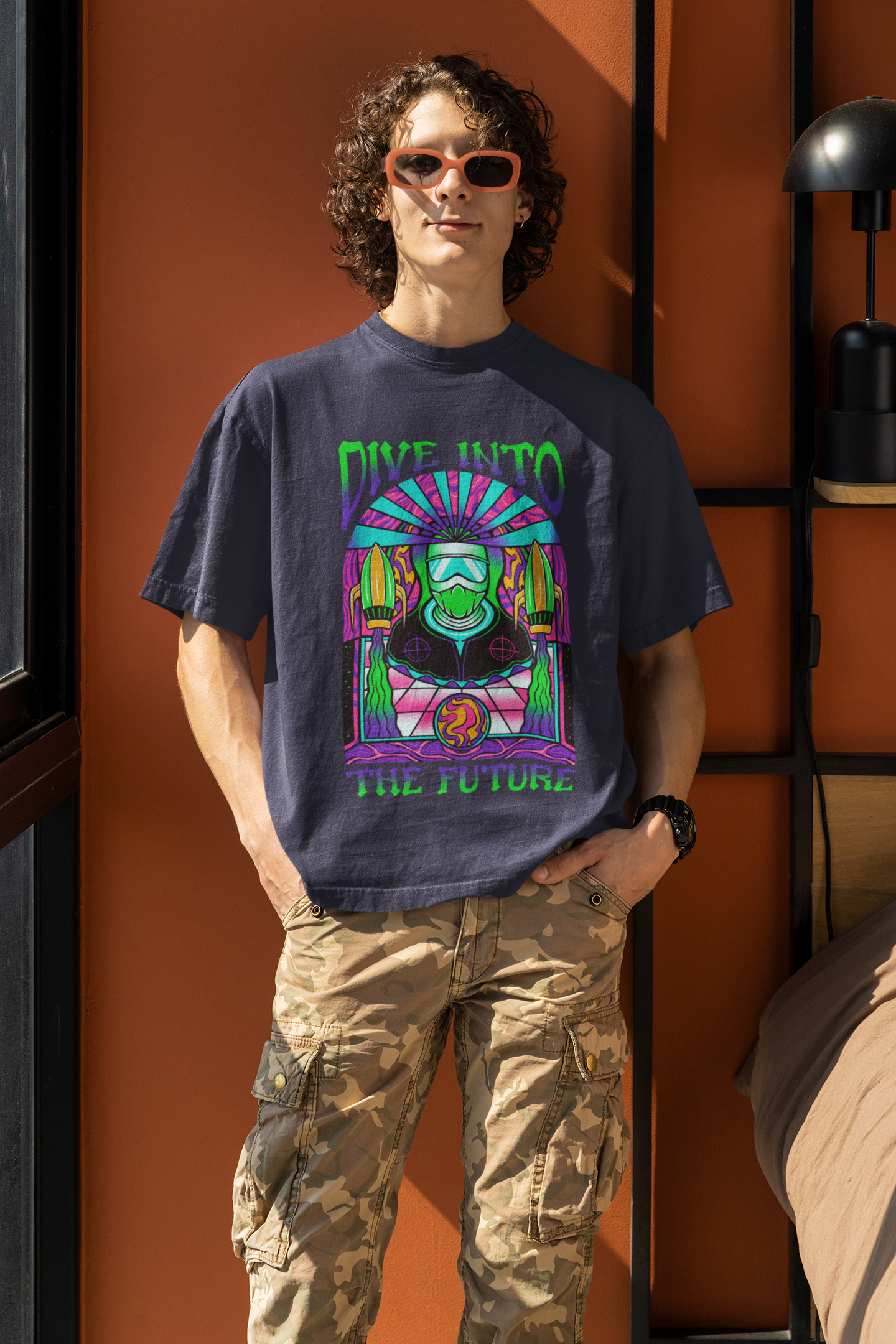 Dive Into The Future Oversized T-Shirt