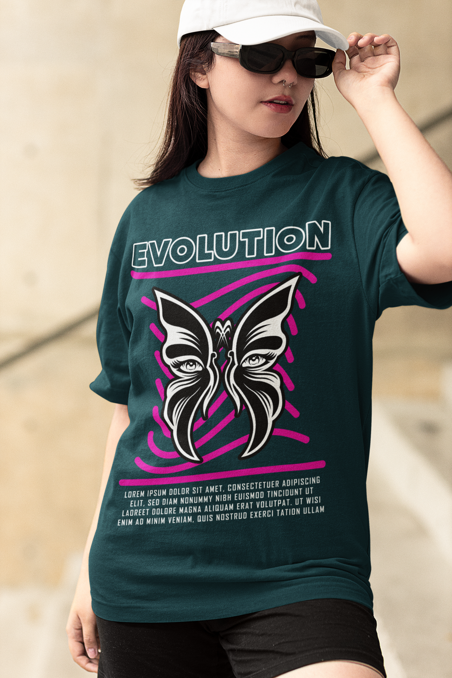 Evolution Oversized T-Shirt