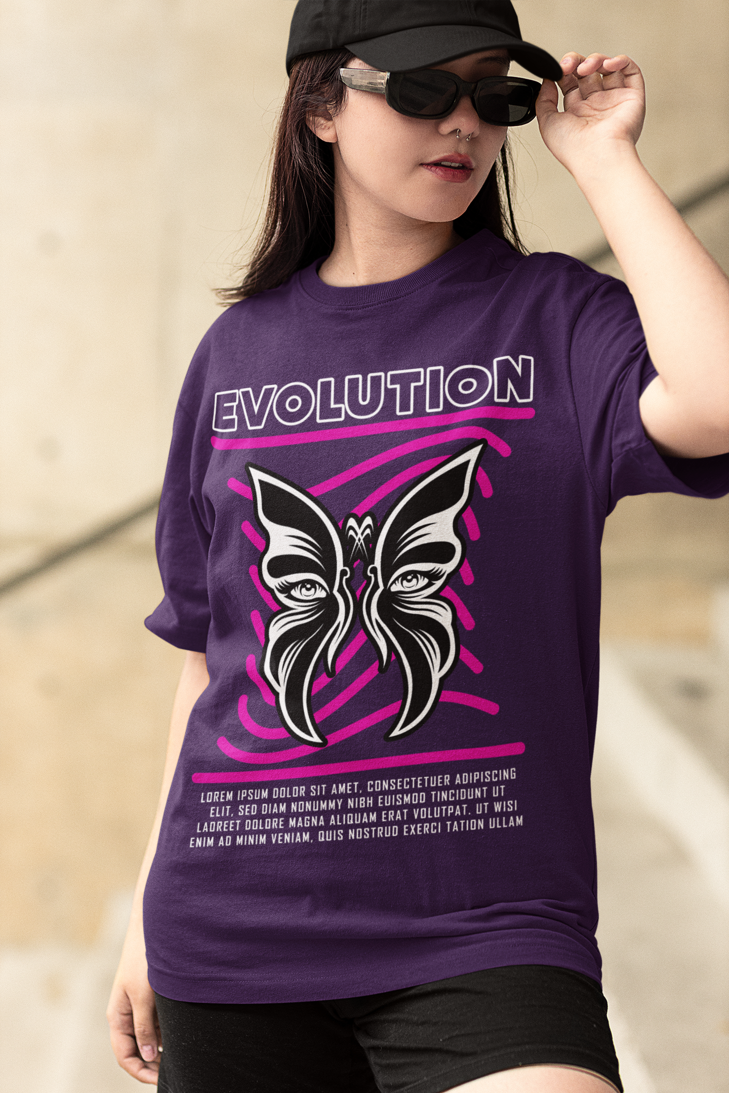 Evolution Oversized T-Shirt