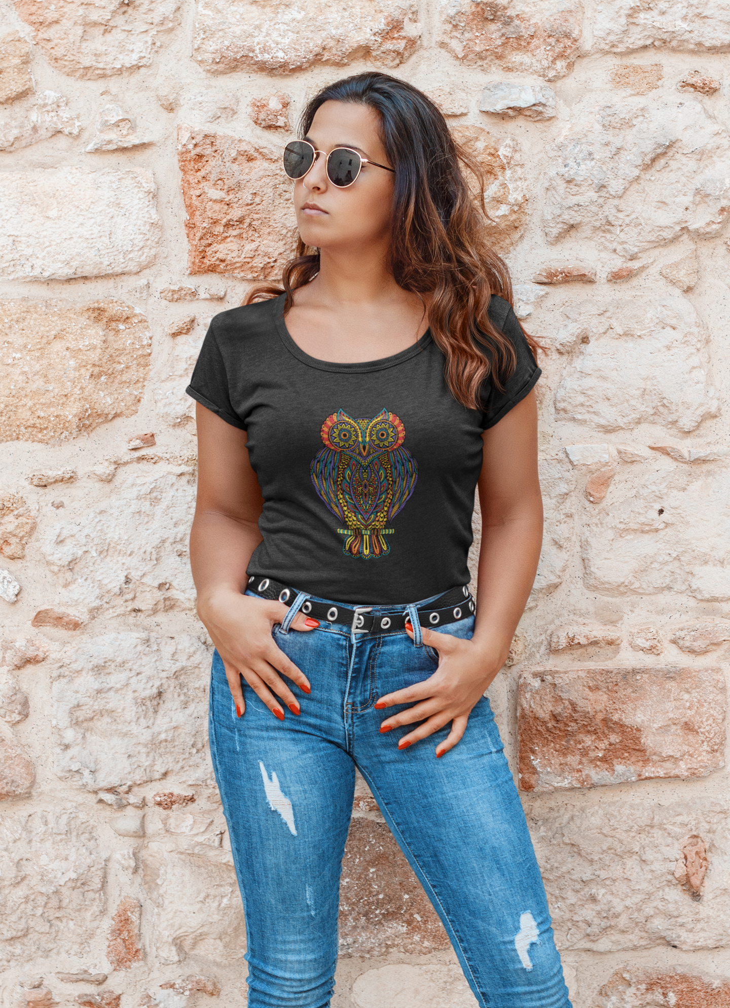 Abstract Owl T-Shirt - Made Of Style